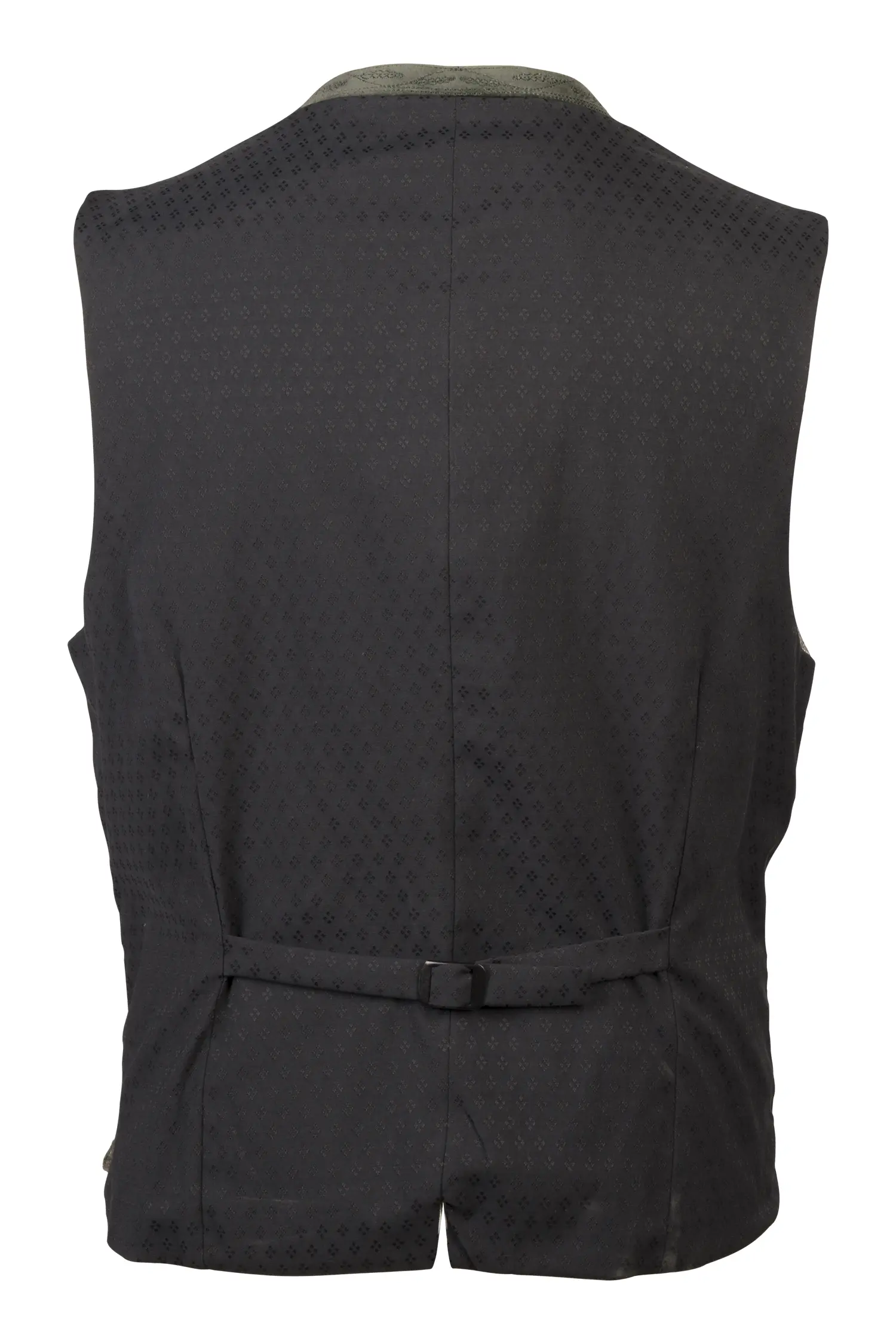 Trachtenweste Konstantin in Salbeifarben Rückansicht