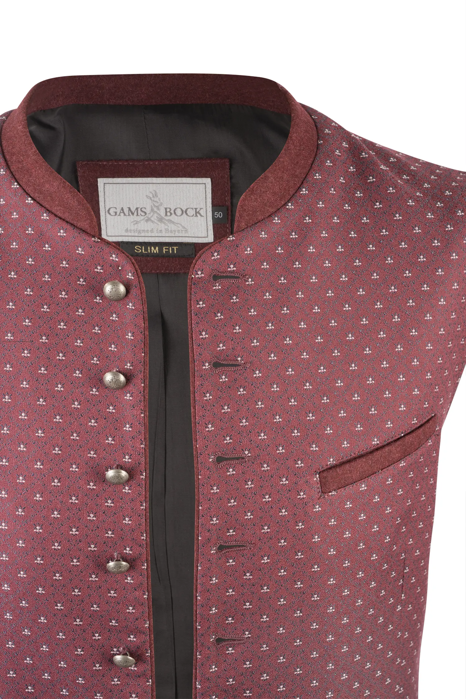 1345-0213-rt6-23-08-16-01782 Trachtenweste Peter in rot - Detail