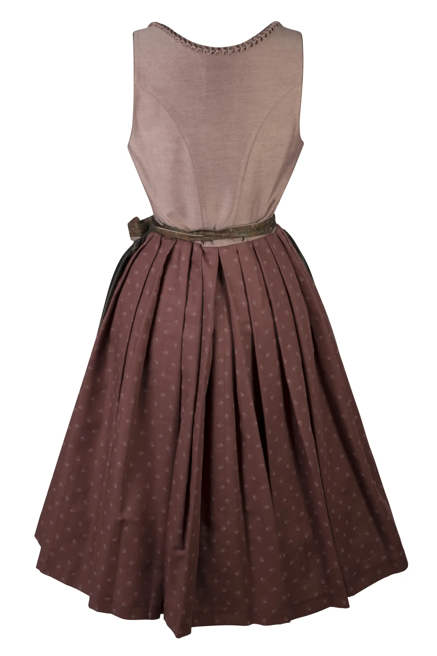 3098-0395-ro4-23-08-2802730 Hammerschmid Dirndl Pillersee in rosa / tanne - Rückansicht