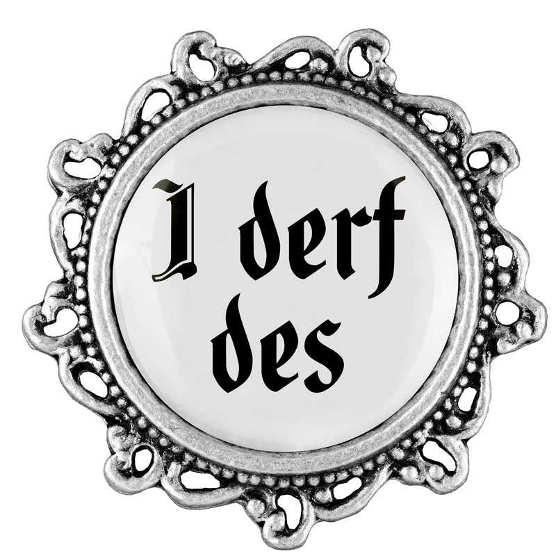 Anstecker von Gaudiknopf "I derf des"