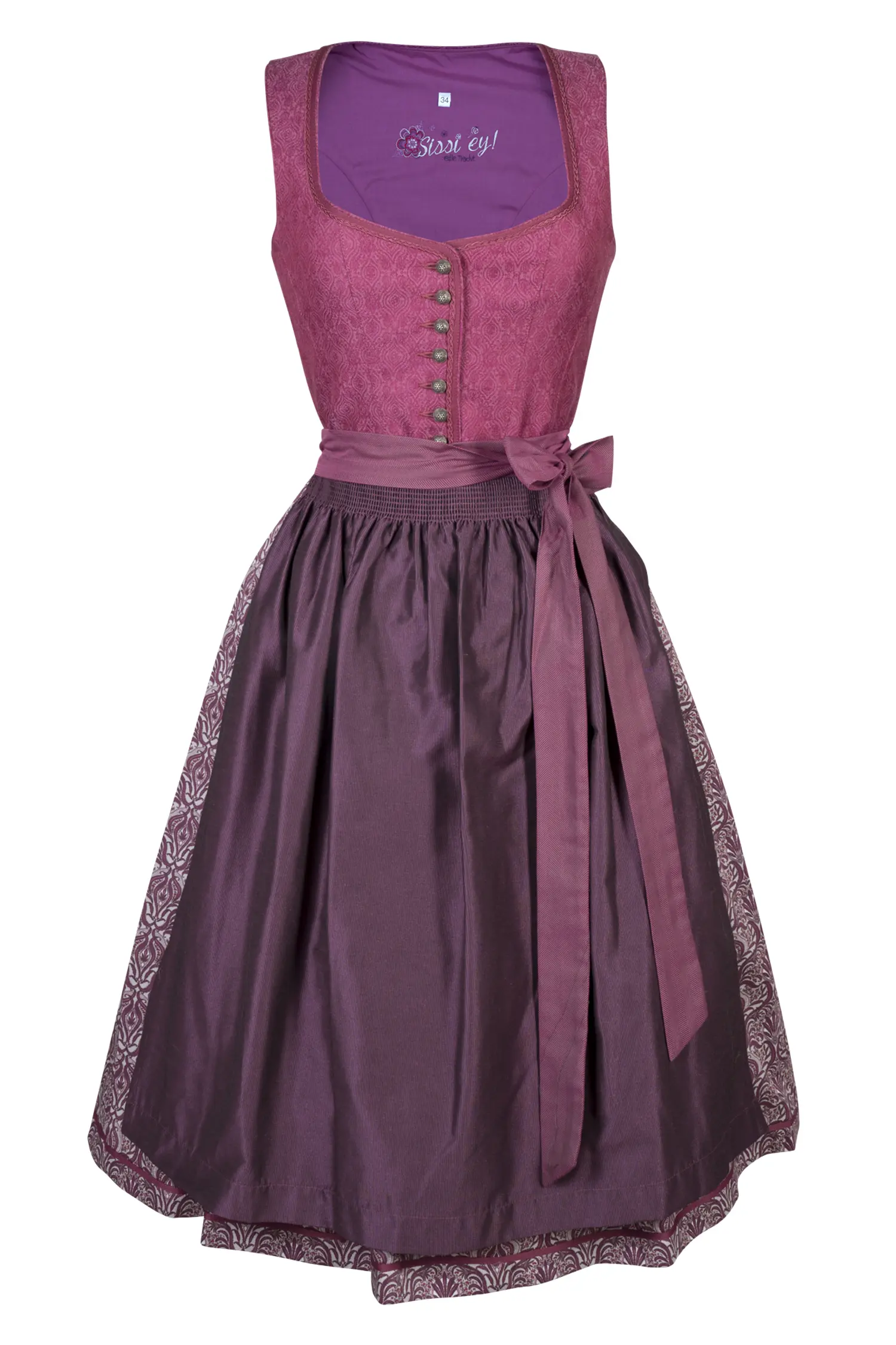 Sissi ey! Dirndl in trendigem Magenta