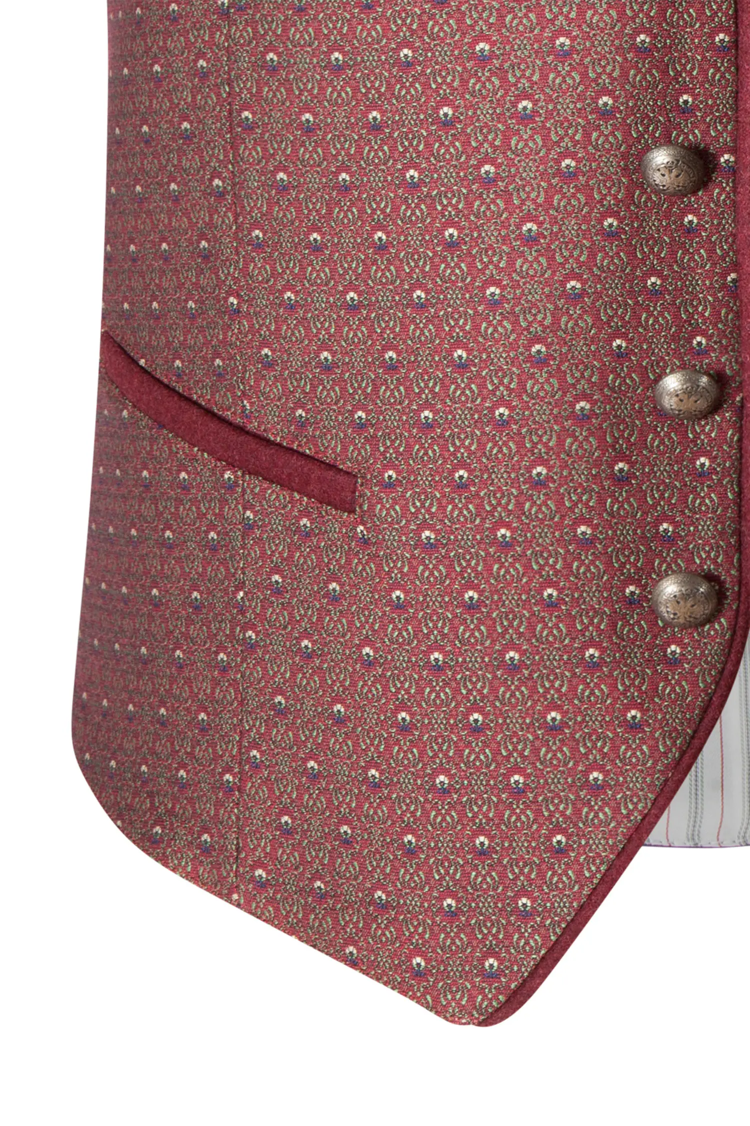 1345-0201-RT823-05-b6472c Trachtenweste in bordeaux von Gamsbock - Detail Taschen