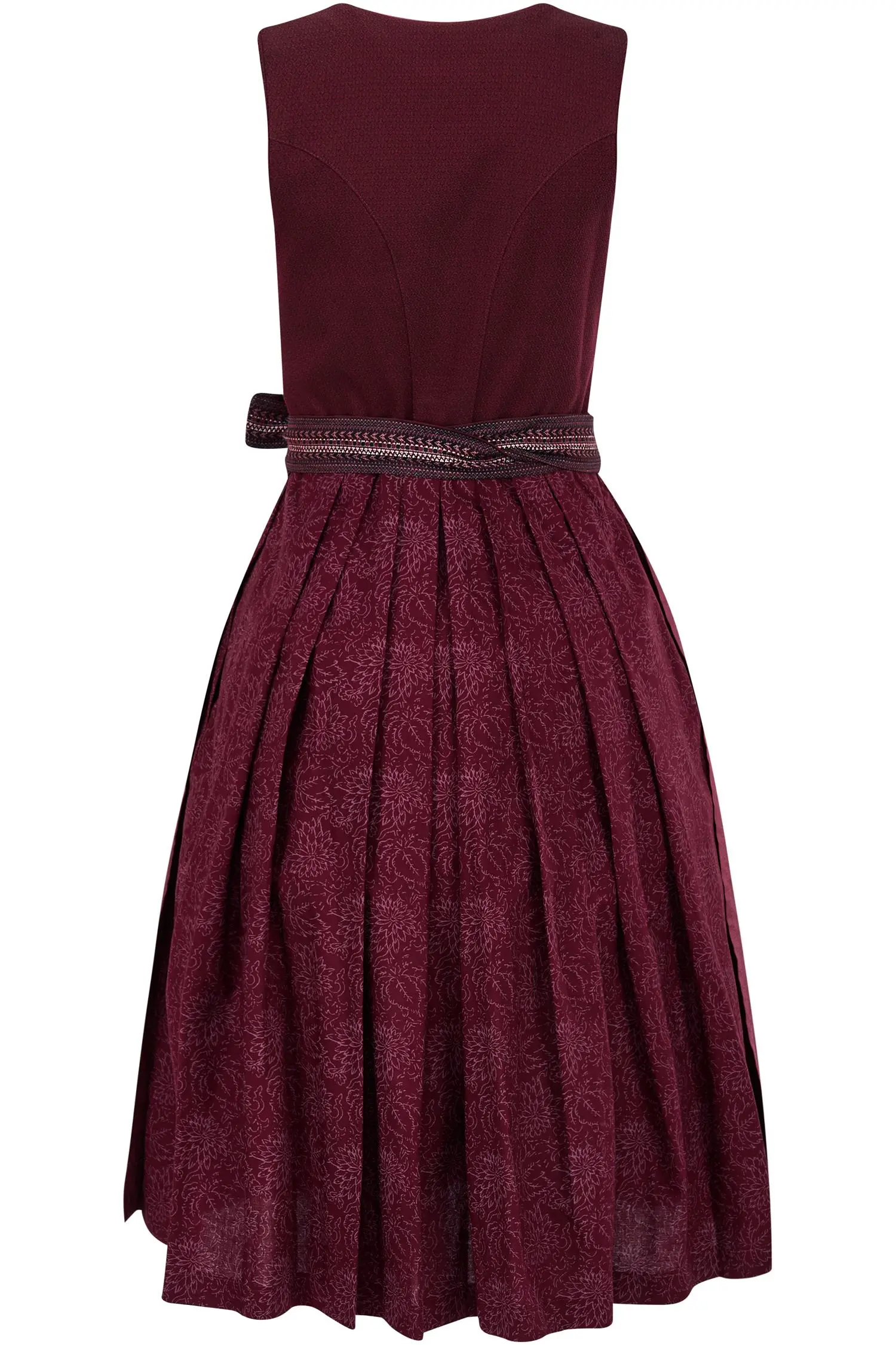 Bordeaux Farbiges Countryline Dirndl