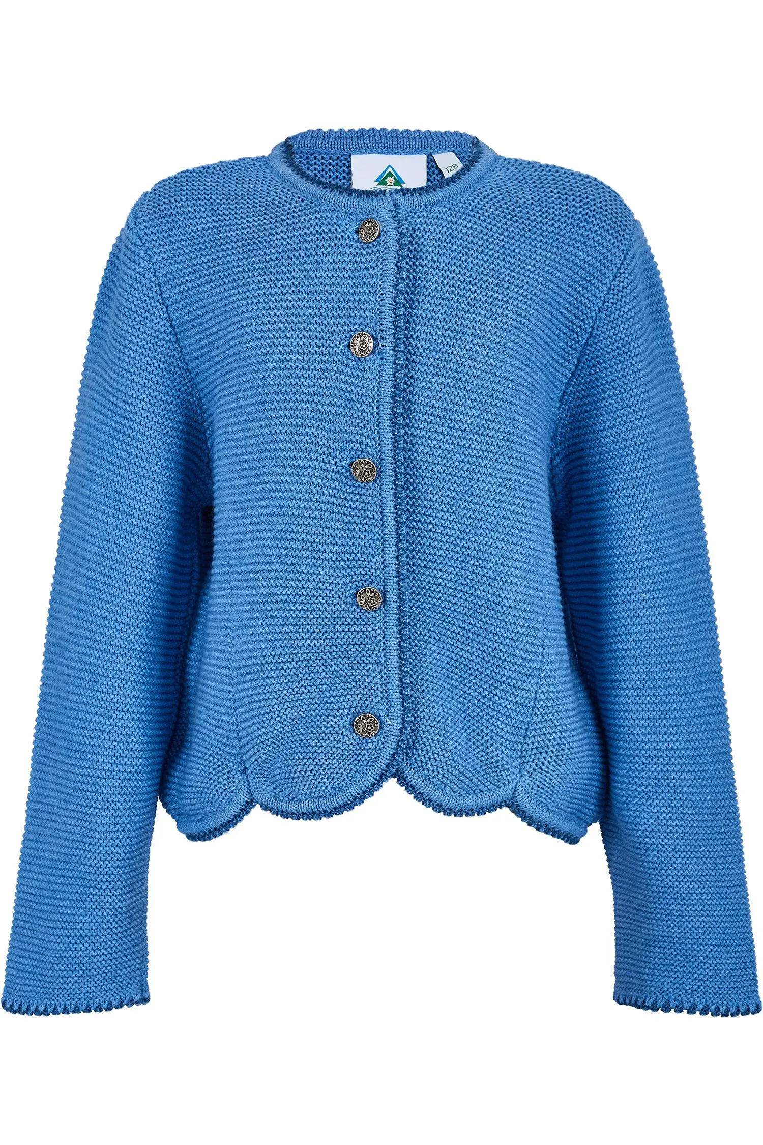 Isar-Trachten Mädchen Strickjacke in jeansblau Kinder Strickjacke in Jeansblau von Isar