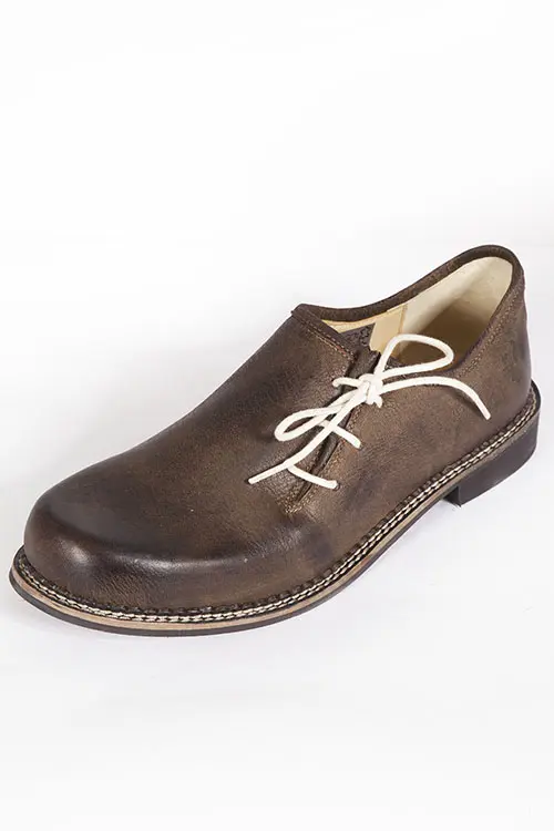 trachtenschuhe-herren-jaeger-braun-used-1712-1023-ba8-17-03a-4279-a Herren Trachtenschuhe Jäger in dunkelbraun mit glatter Sohle