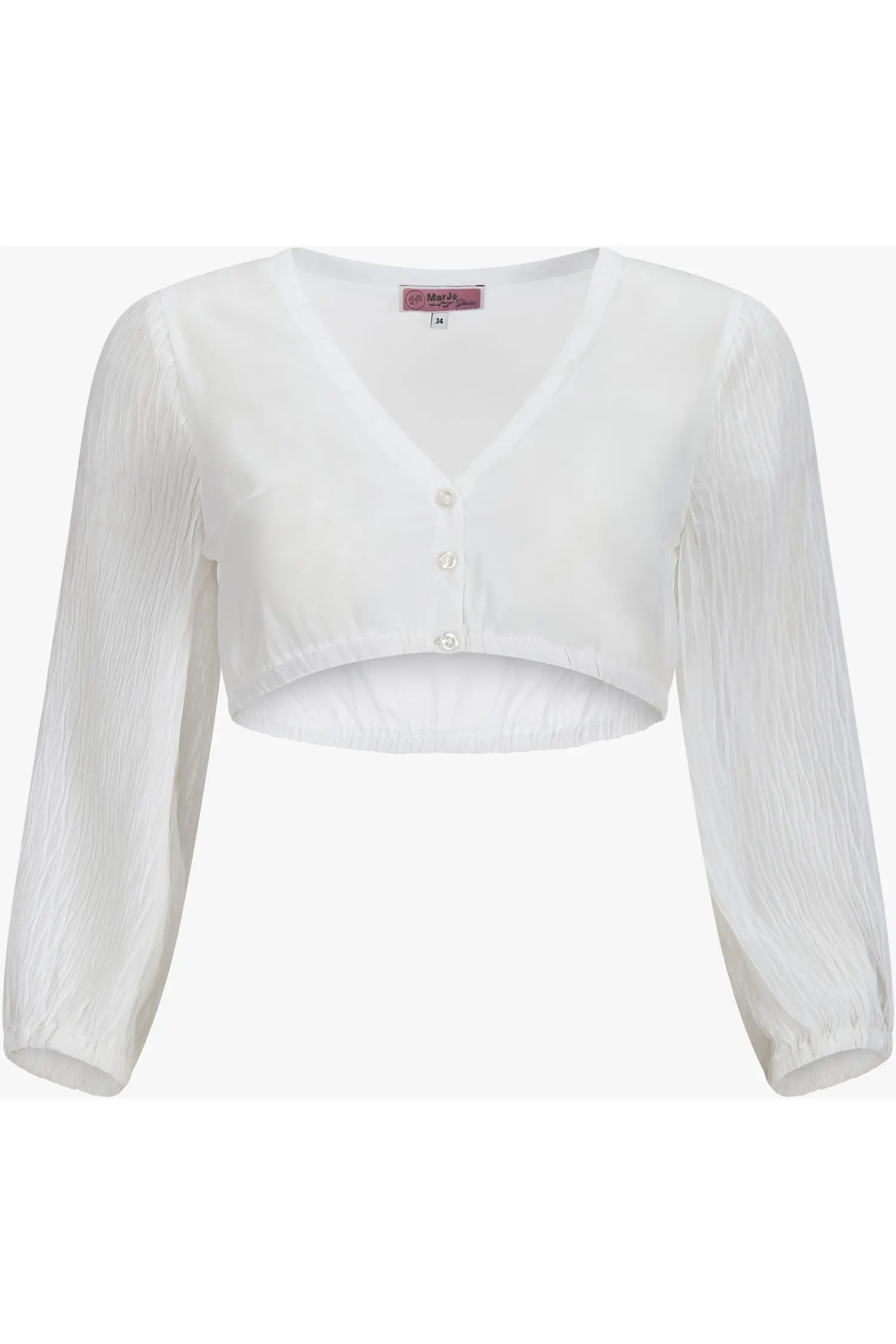 Dirndlbluse Nandlstadt von MarJo in Weiß Dirndlbluse Nandlstadt von MarJo in Weiß