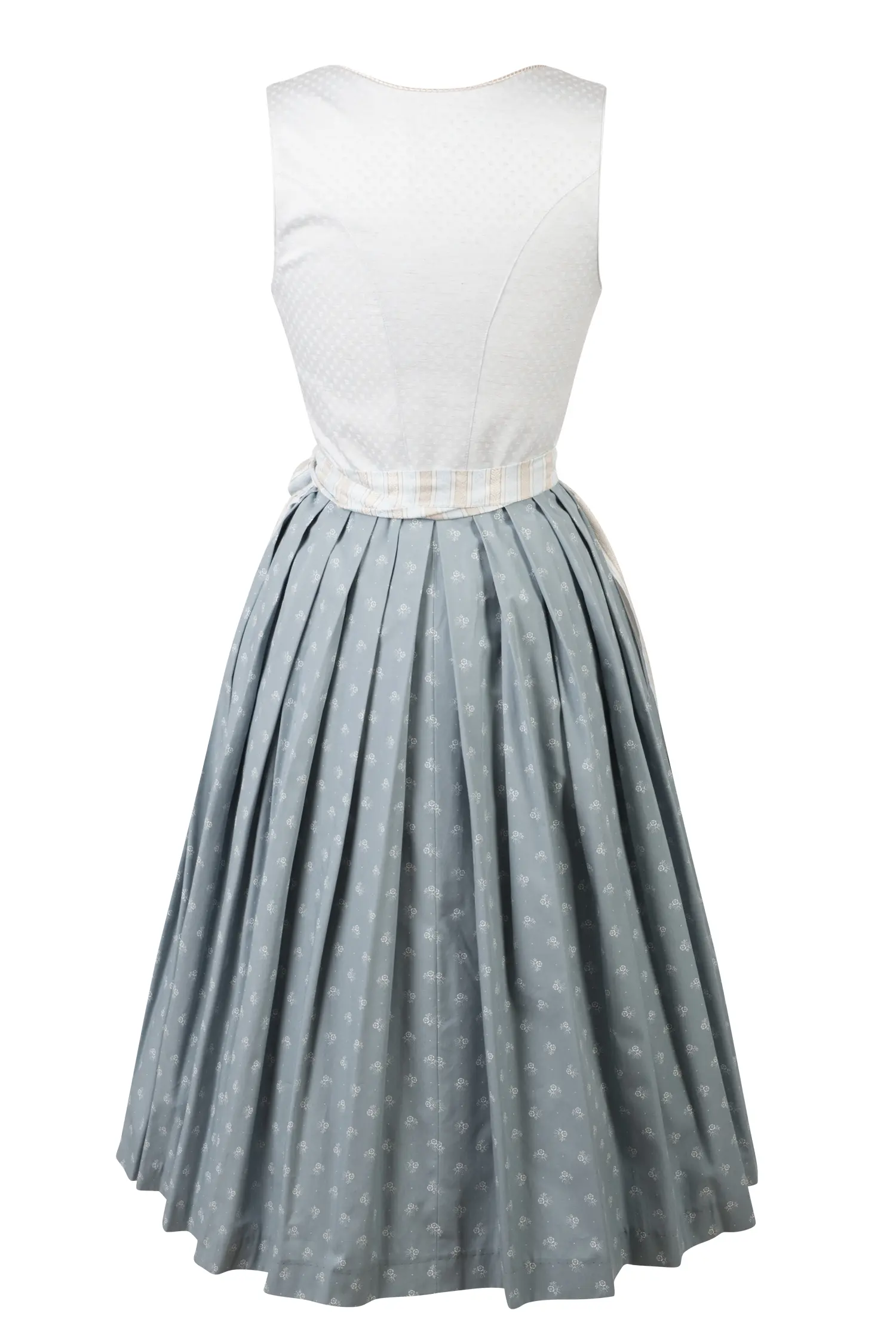 3098-0360-bl2-23-09-0402878 Hammerschmid Dirndl Pillersee in hellblau - Rückansicht