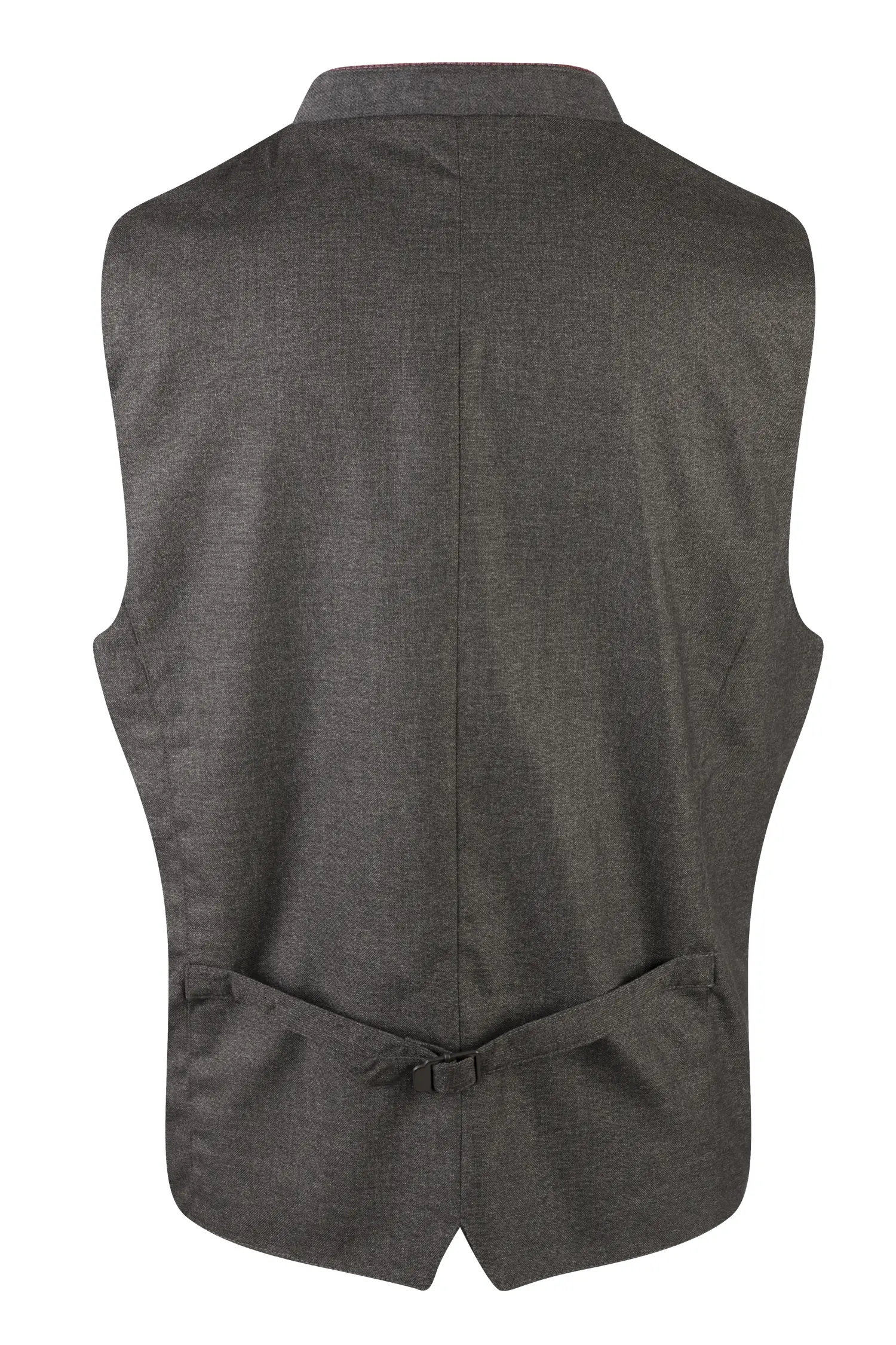 1345-0231-rt7-23-08-16-01788 Trachtenweste Bernardo in beere / grau - Rückansicht