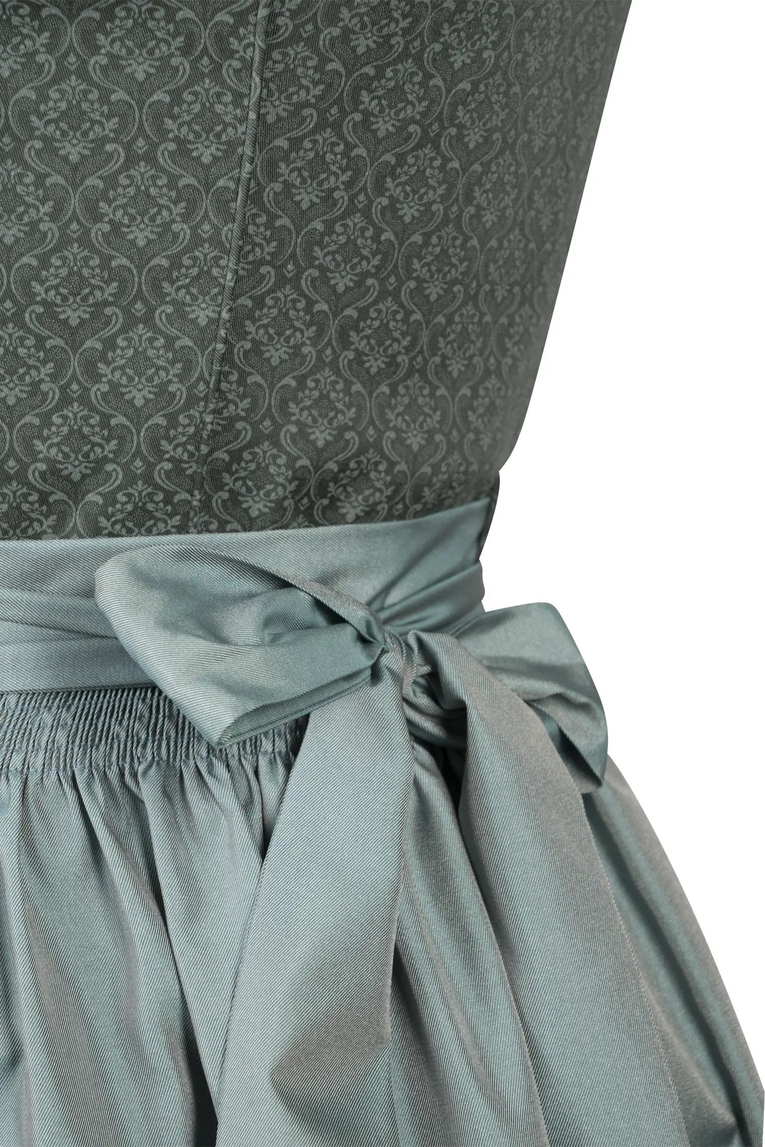 Dirndl Rosi in Grün Detail Mieder