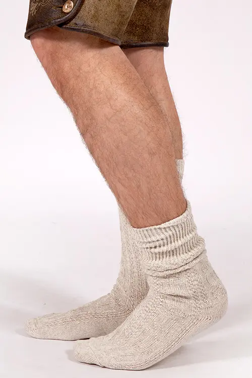 Herren Trachten Socken in natur