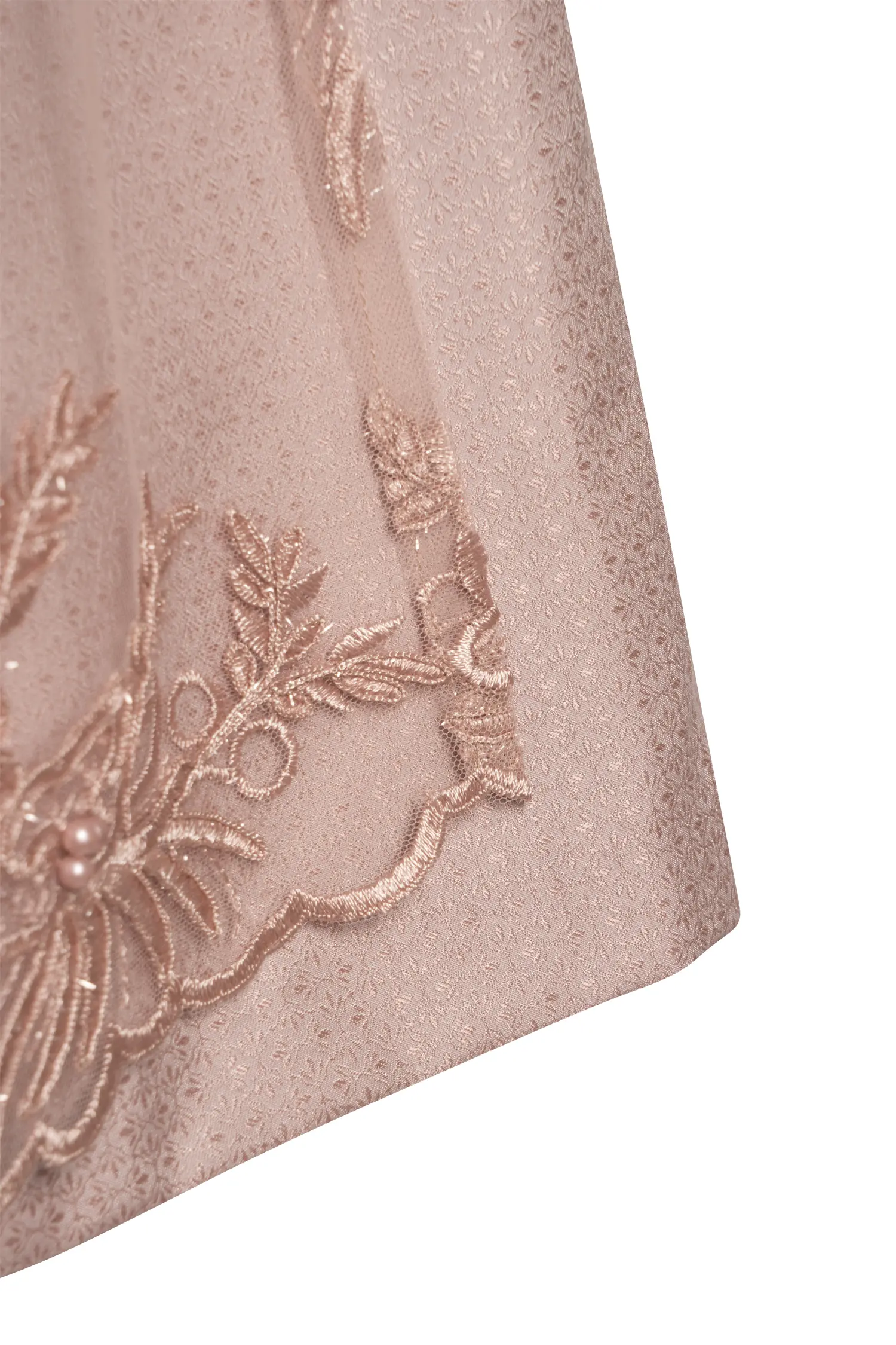 Trendiges Dirndl Dana in Rosa und Glitzerschürze Detail Rock