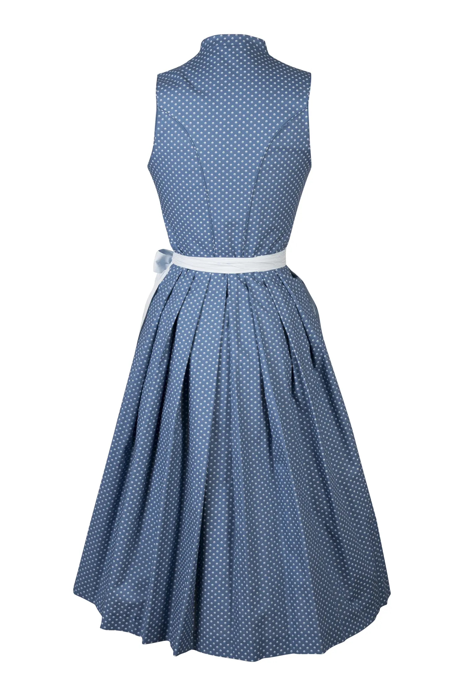 3091-1548-bl5-24-03-1504586 Dirndl Eda in Blau Rückansicht