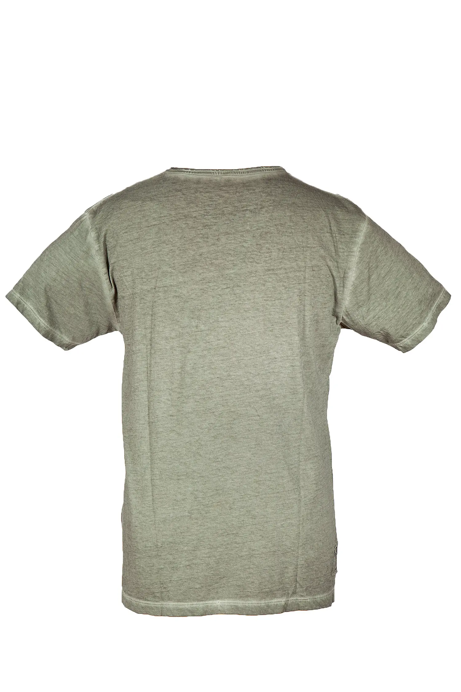 Herren Trachten T-Shirt in grau - Rückansicht