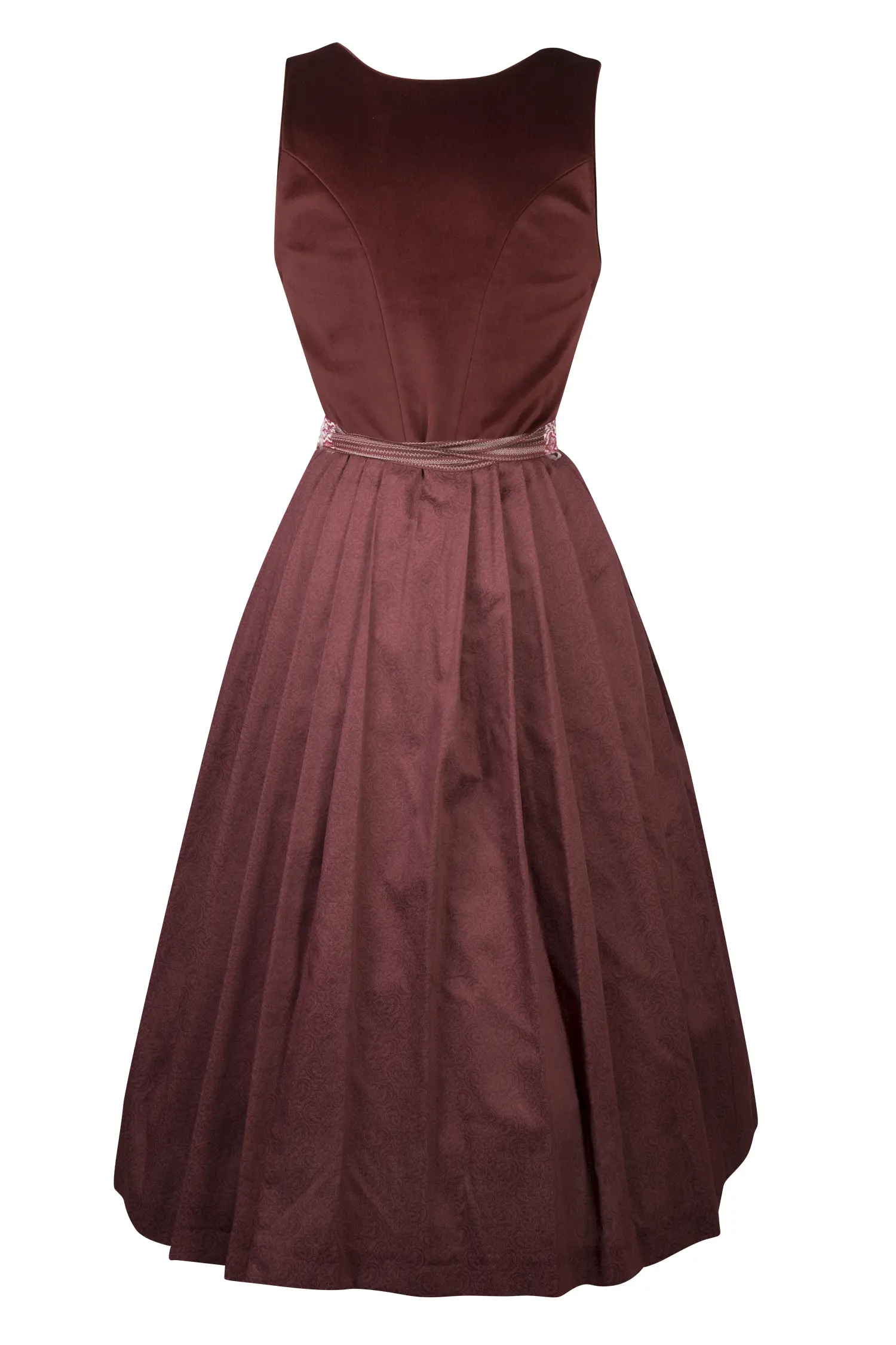 Dirndl Judith in Bordeaux Rückansicht