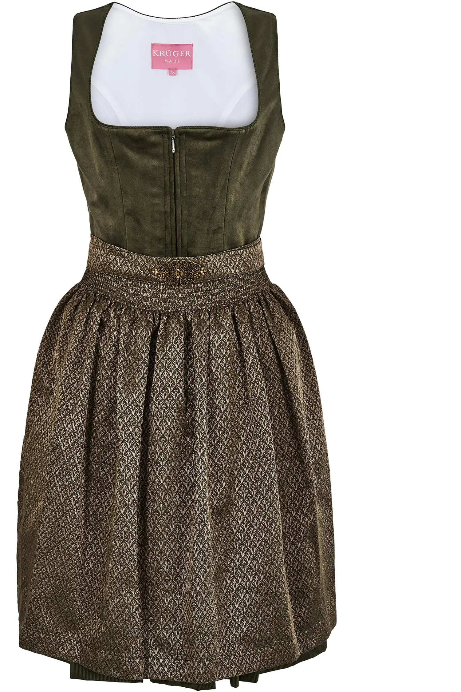 Dirndl Alisha von Krüger in Olive Krüger Dirndl Alisha in Oliv