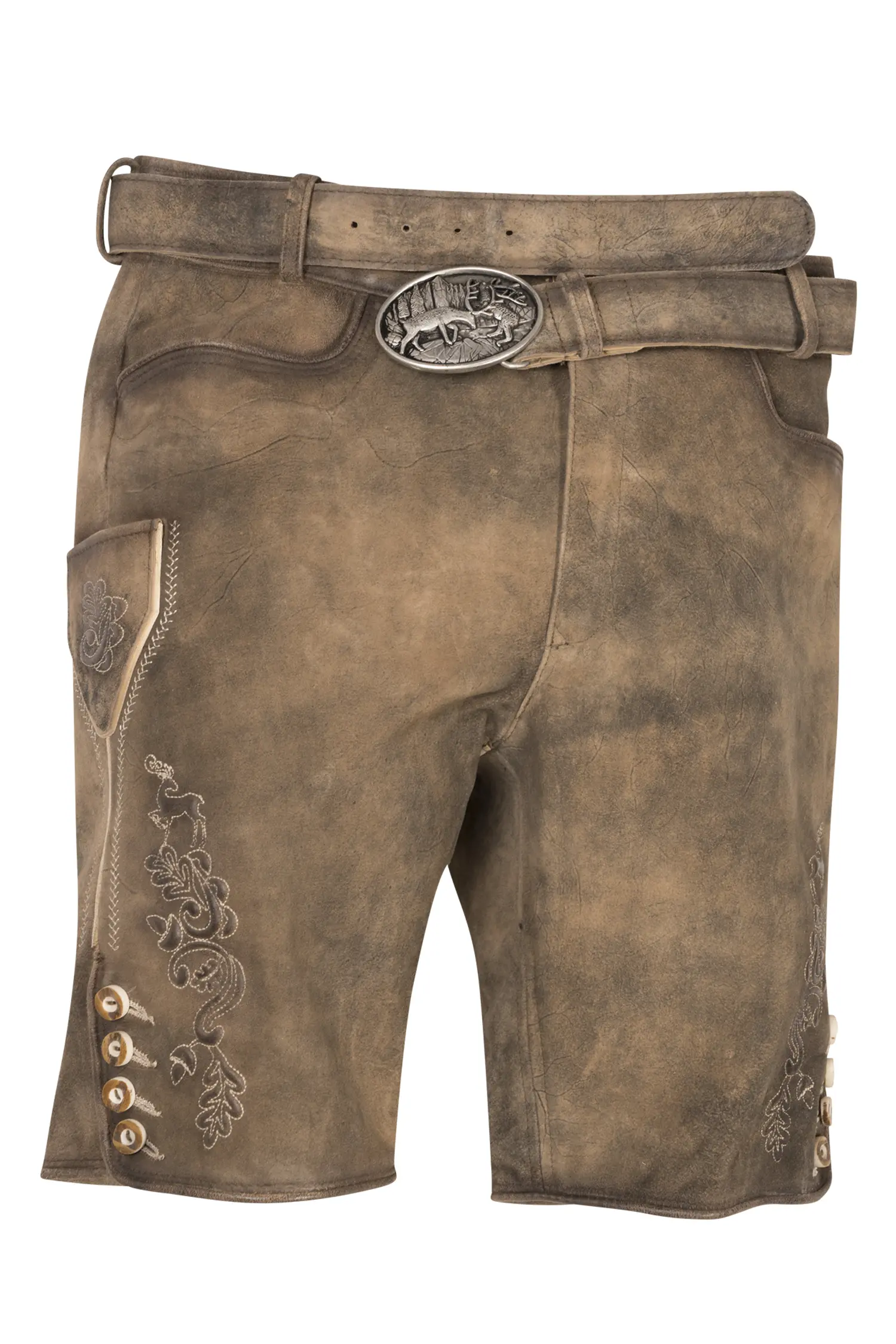 Lederhose Kiefer in Braun