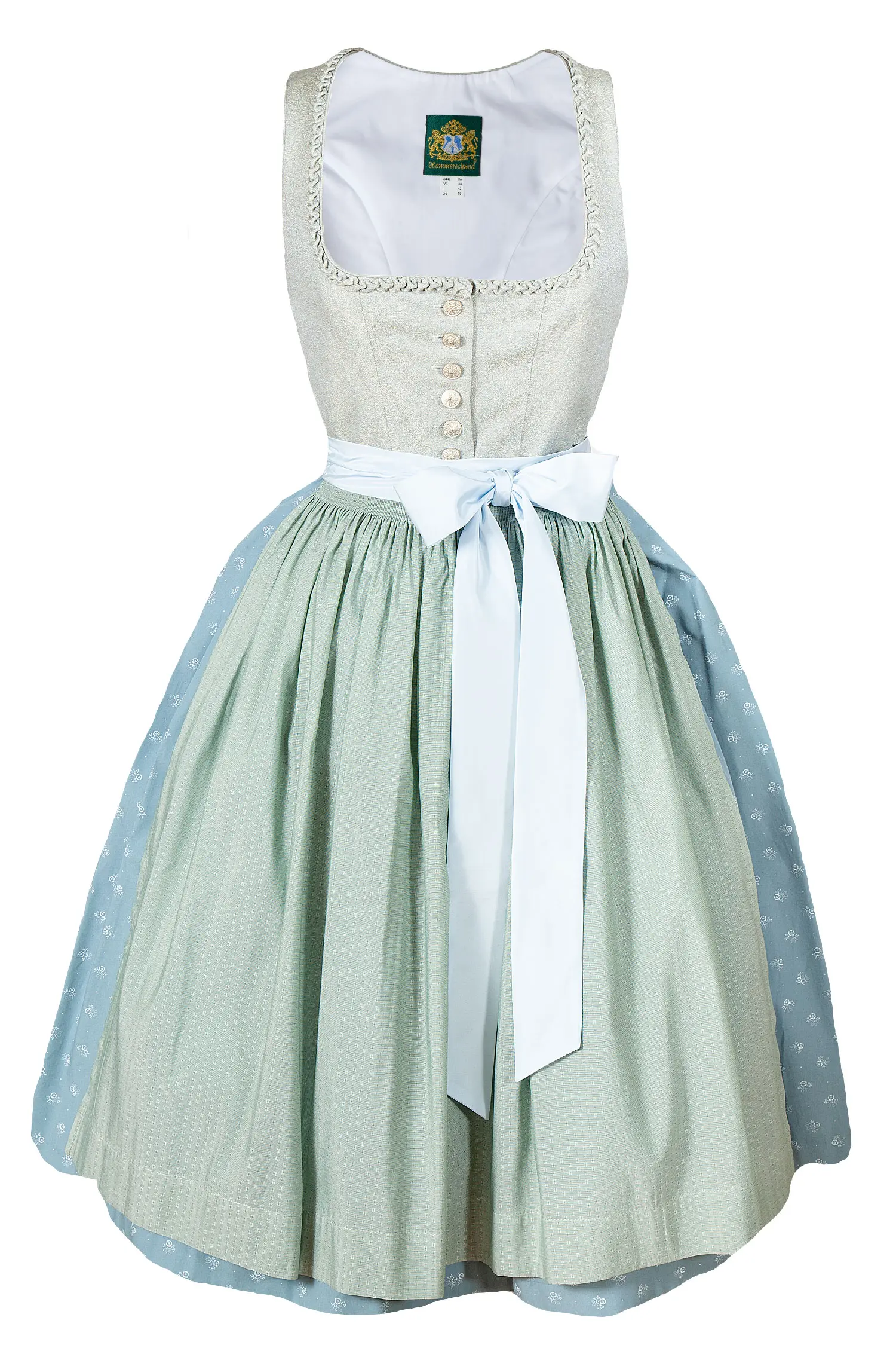 Extravagantes Dirndl Pillersee mit auffallendem Mieder