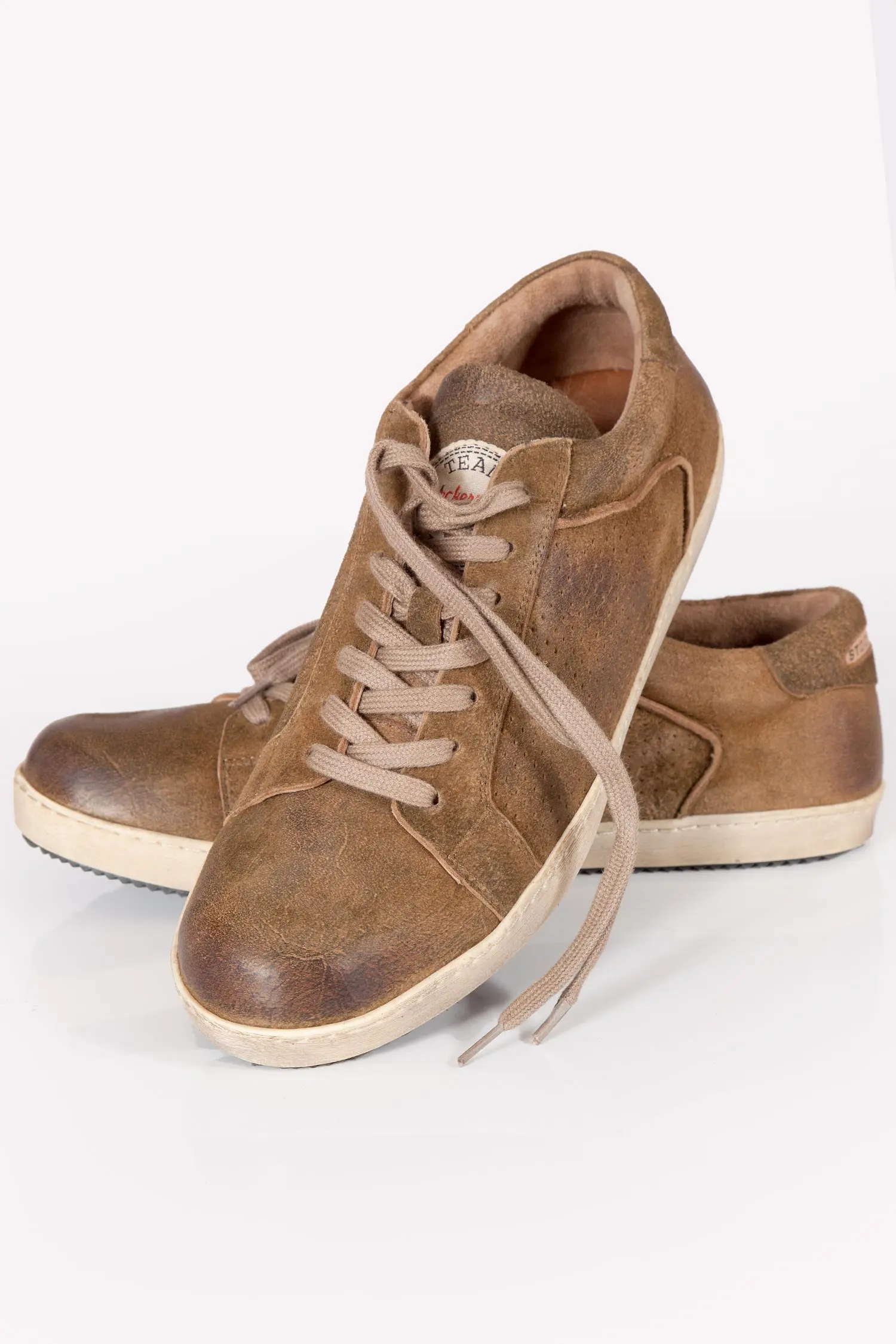 Herren Trachten Sneaker in havanna braun aus Leder Paar