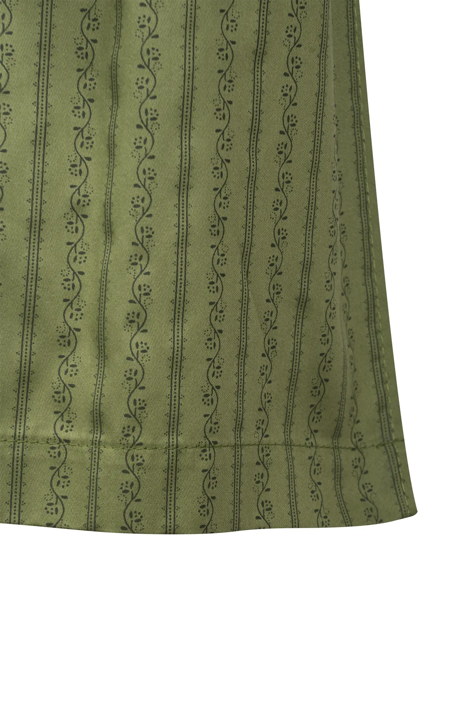 Dirndlschürze in grün 70 cm - Detail