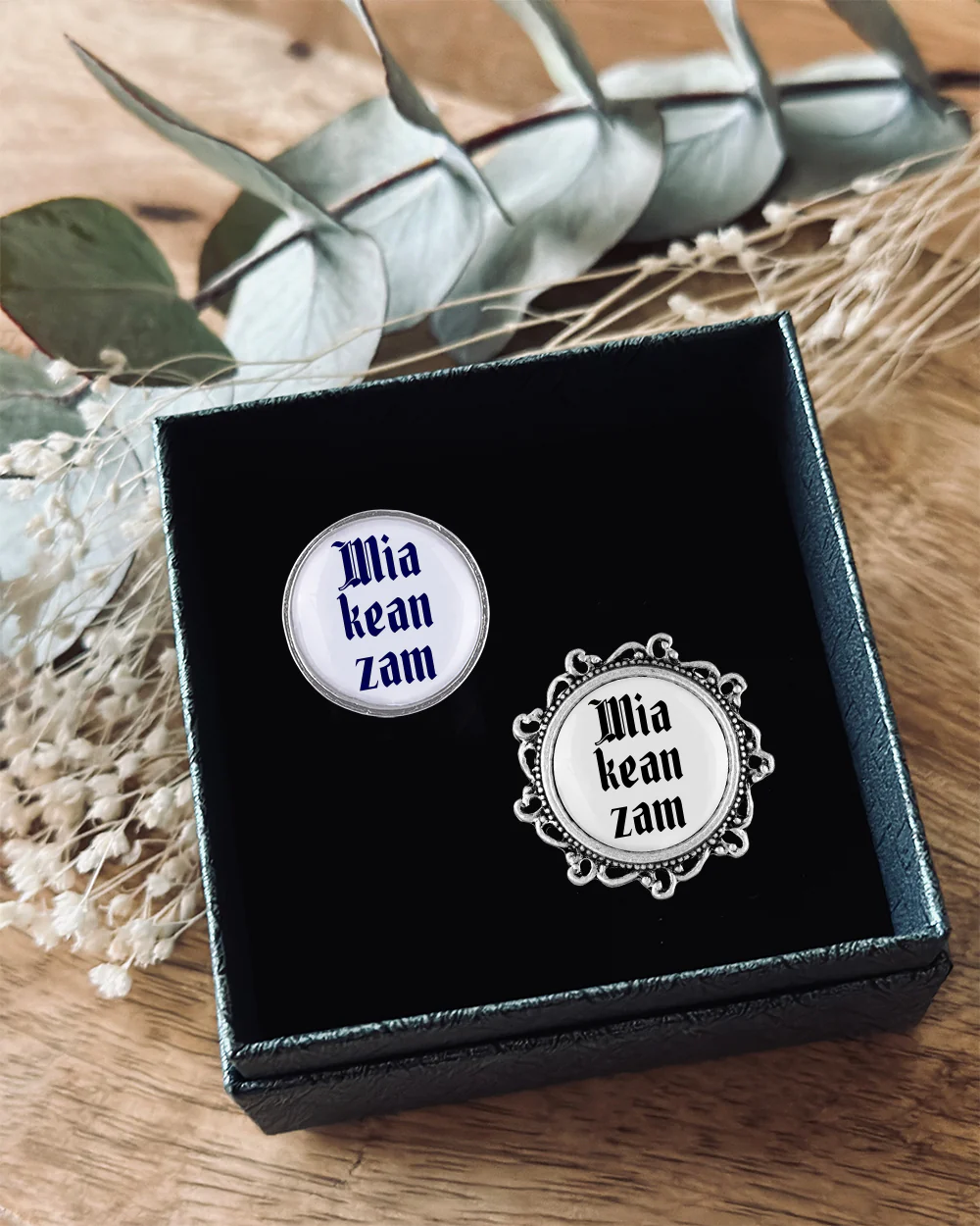 Anstecker Set Mia kean zam von Gaudiknopf