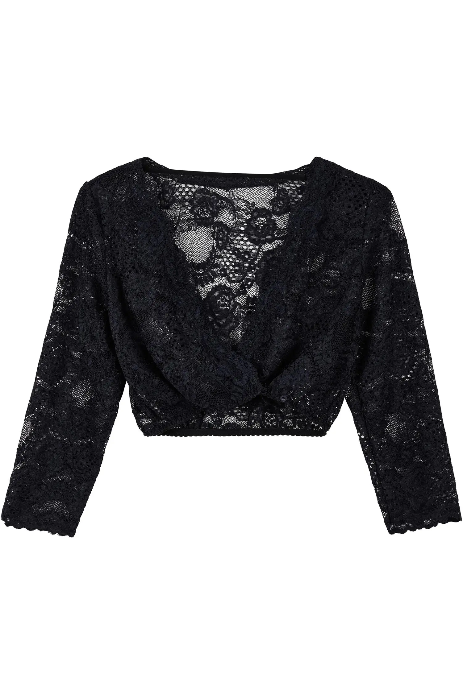 Dirndlbluse Romy von My Choice in Schwarz My Choice Bluse Romy