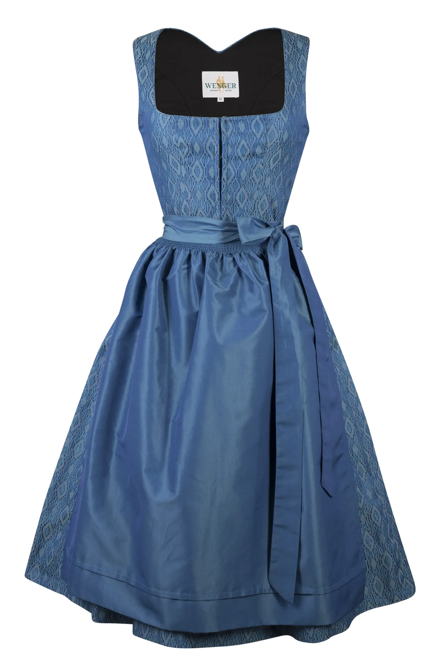3098-0433-bl5-24-04-1804823 Dirndl Wioletta in Royal Blau