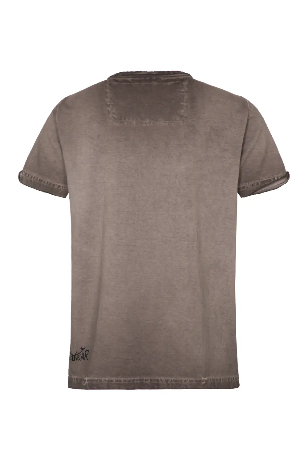 braunes lässiges Trachtenshirt