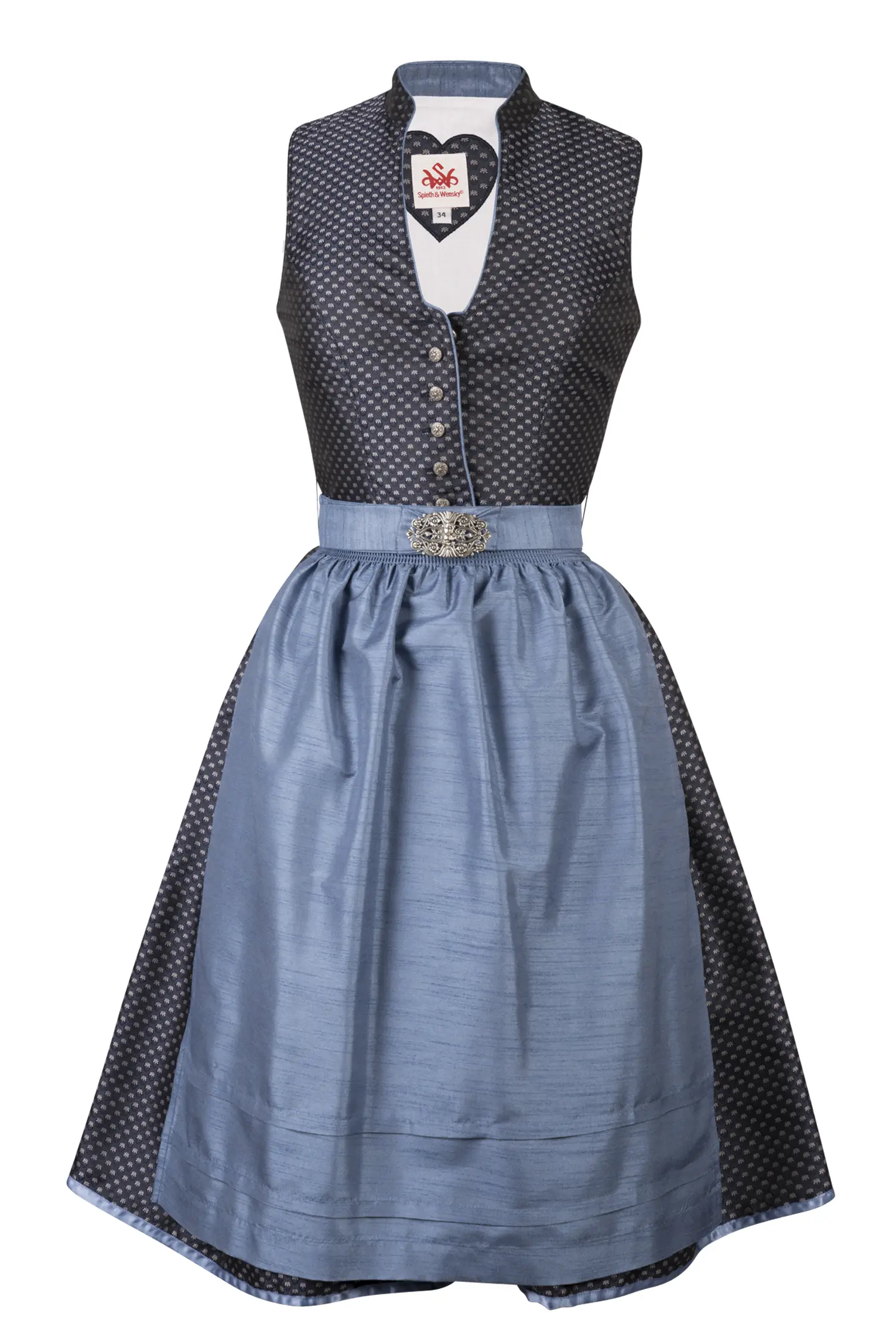 Dirndl Dragee in Blau