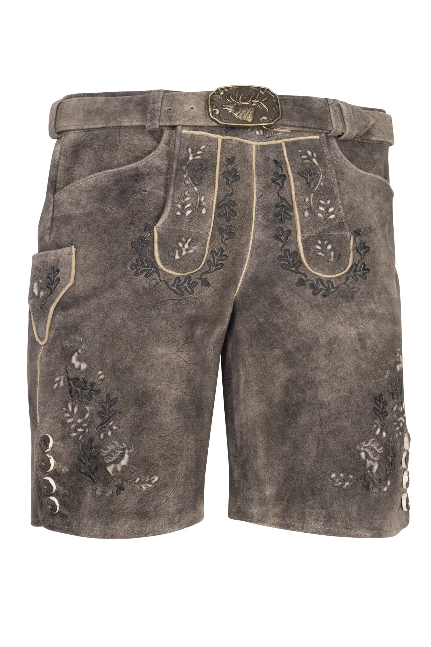 Lederhose von Spieth und Wensky in Schwarz