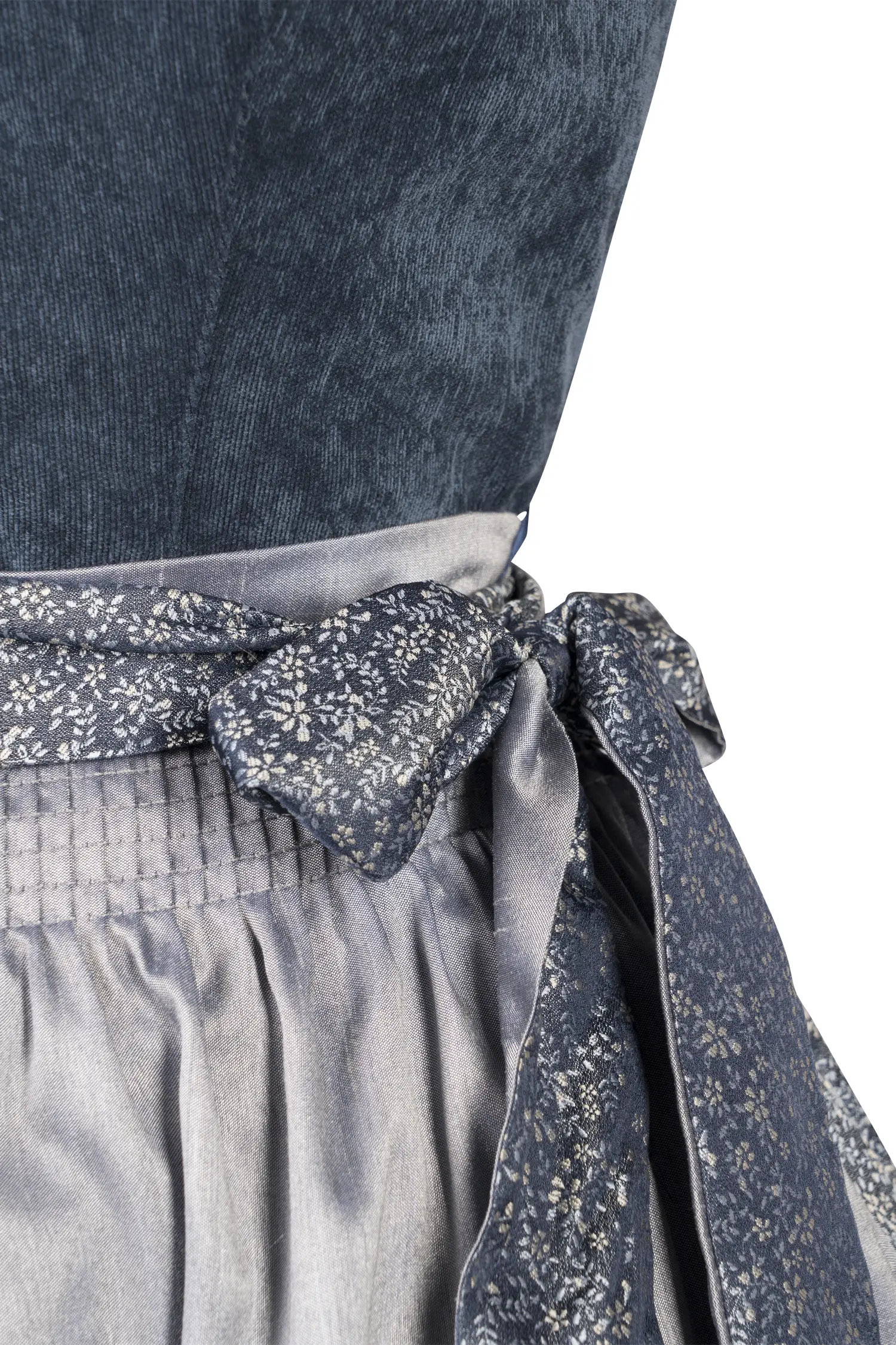 Dirndl von Spieth und Wensky in Blau Detail Mieder