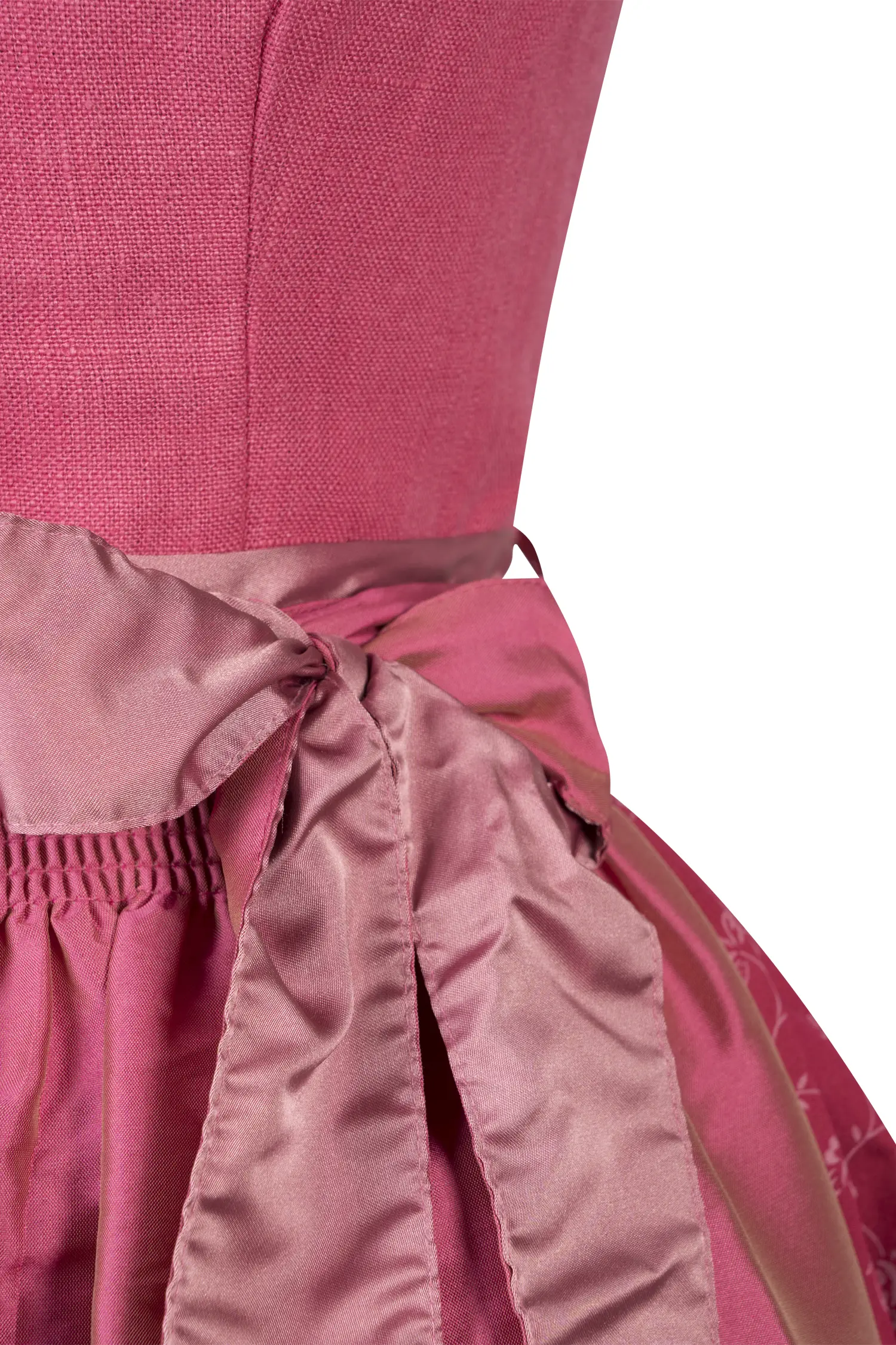 Rotes Dirndl von Stockerpoint Detail Mieder