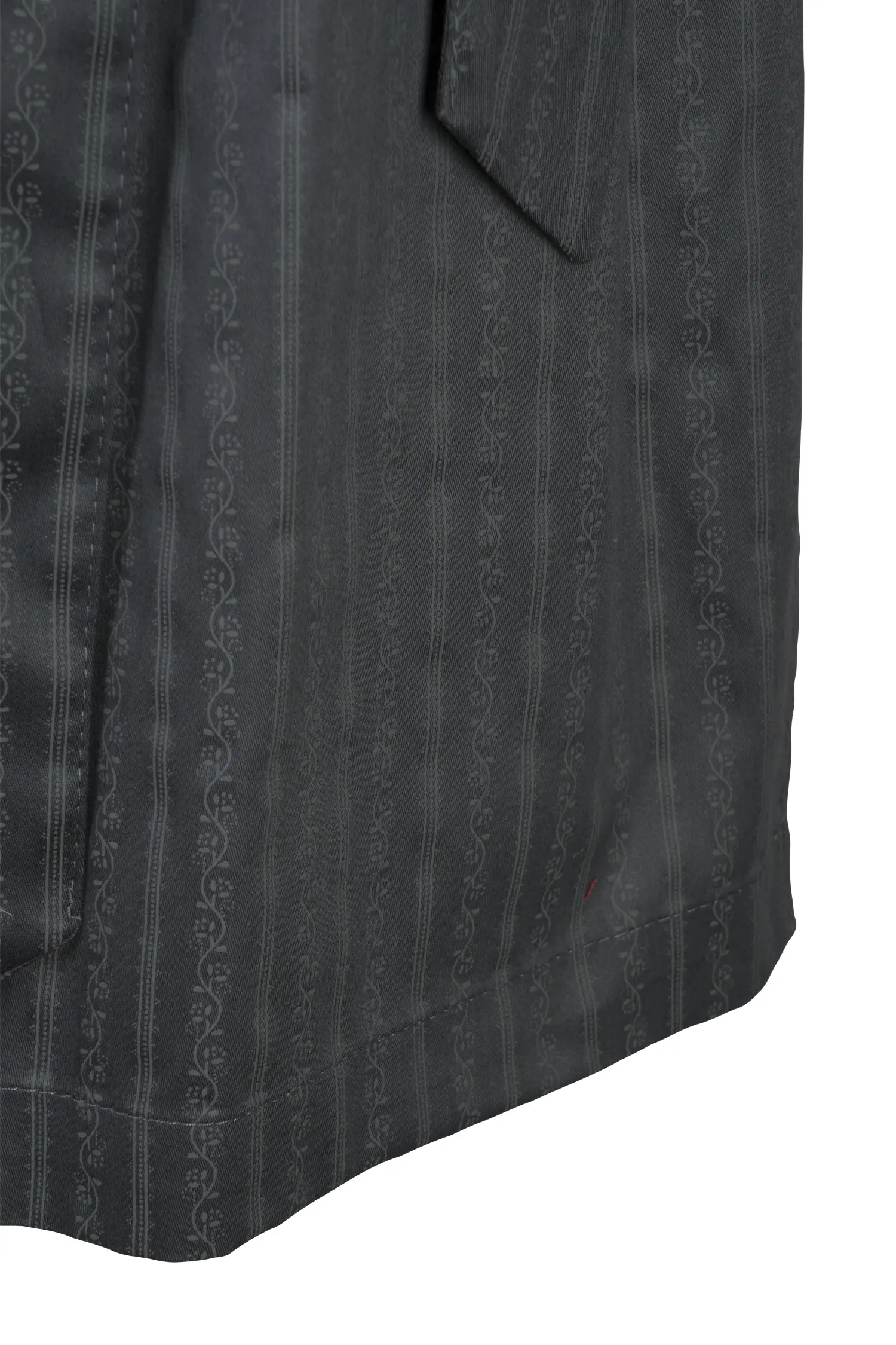 Dirndlschürze in anthrazit 70 cm - Detail