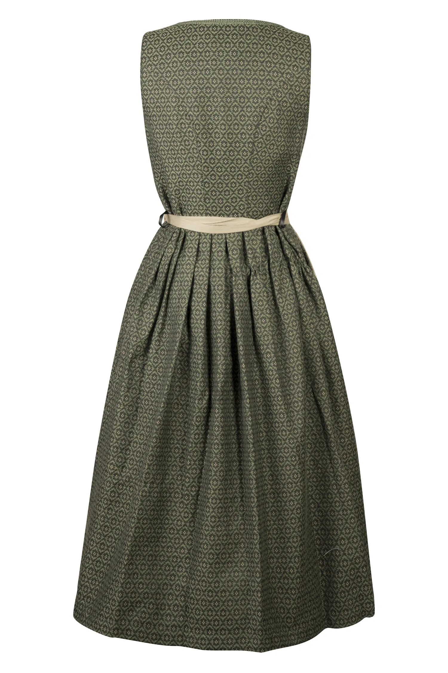 Dirndl Johanna in Moosgrün Rückansicht