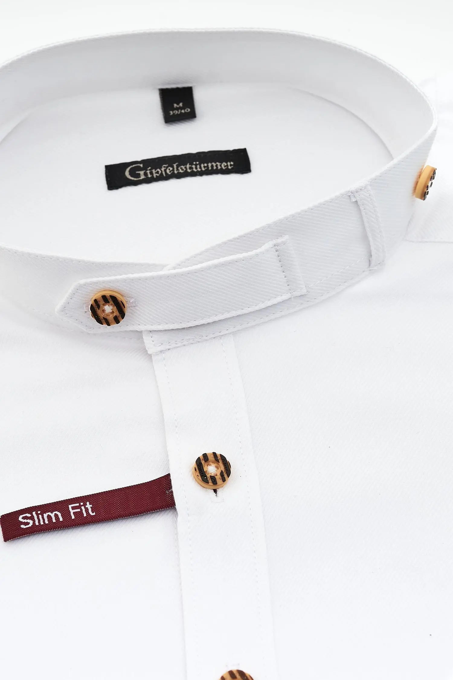 Herrenhemd von Gipfelstürmer in Weiß