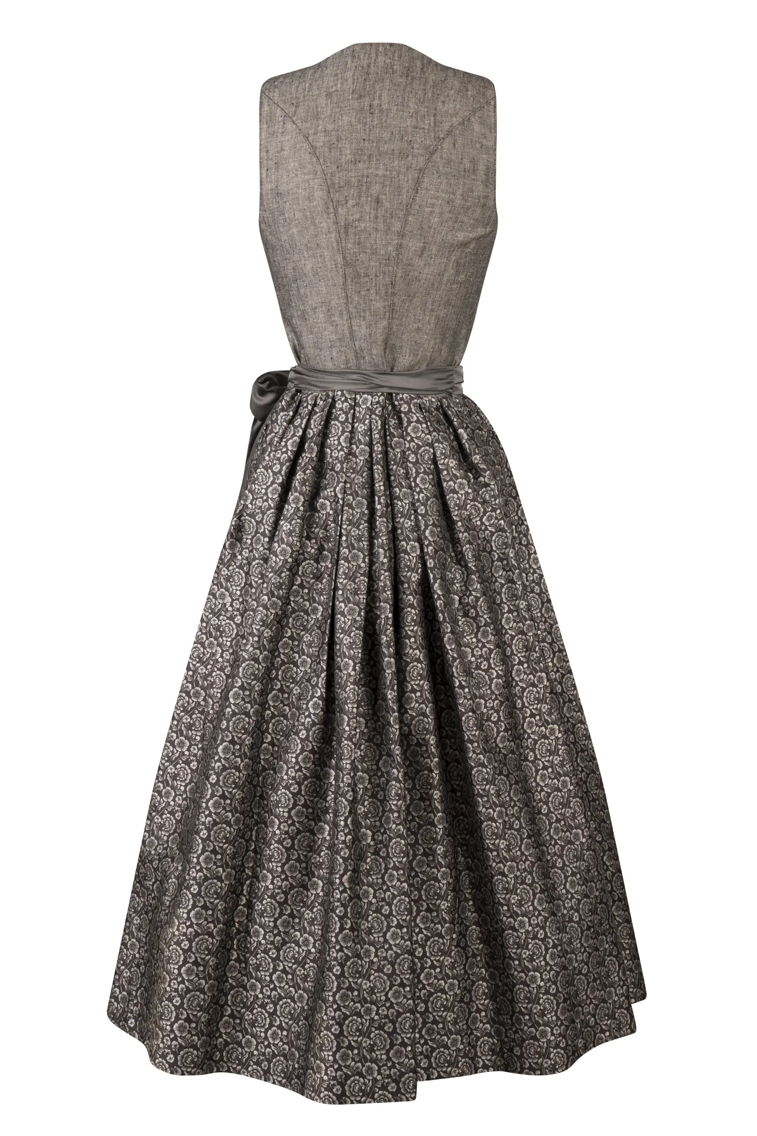 3094-1284-gr8-24-04-2504860 Dirndl Gusta in Dunkelgrau Rückansicht