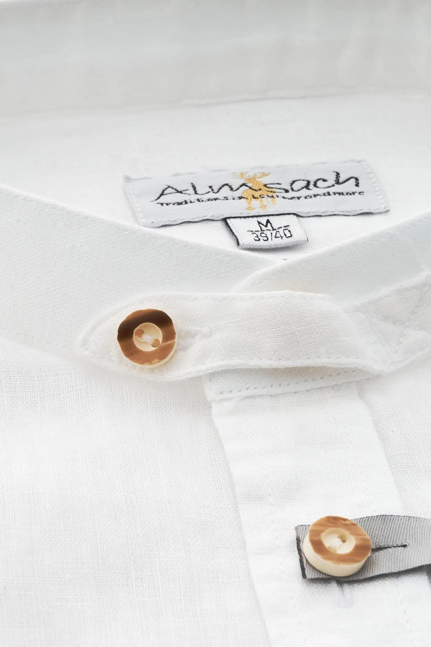 Leinenhemd in Weiß von Almsach