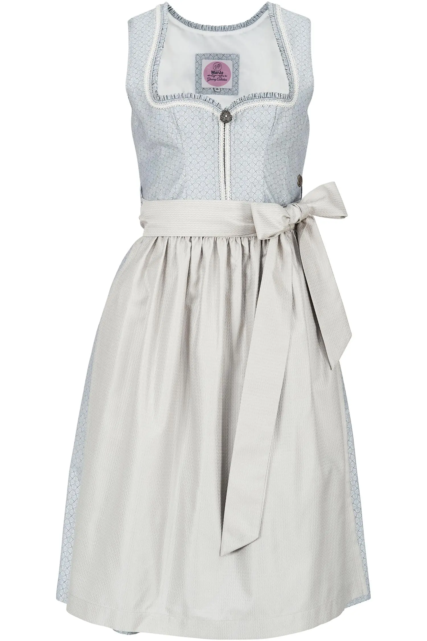 Dirndl Wittibreut von Marjo in Silbergrau Dirndl Wittibreut von Marjo in Hellblau