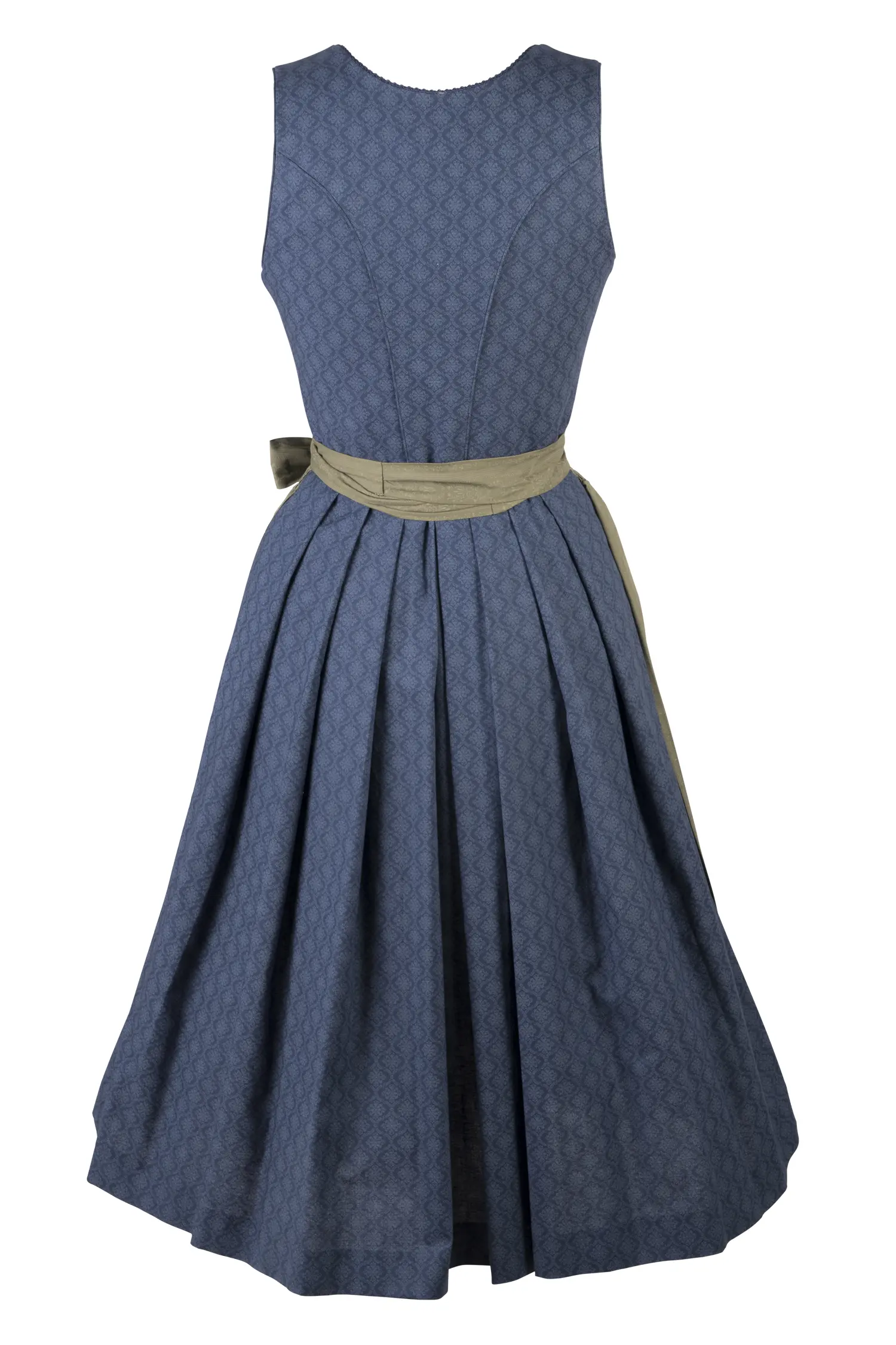 Dirndl Leonie in dunkelblau - Rückansicht