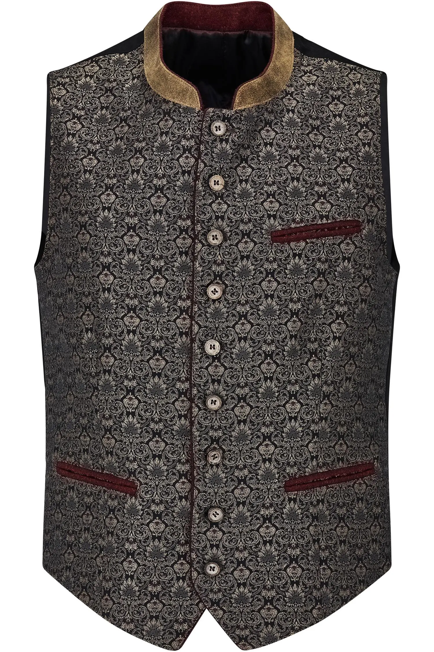 Brixen Weste in schwarz