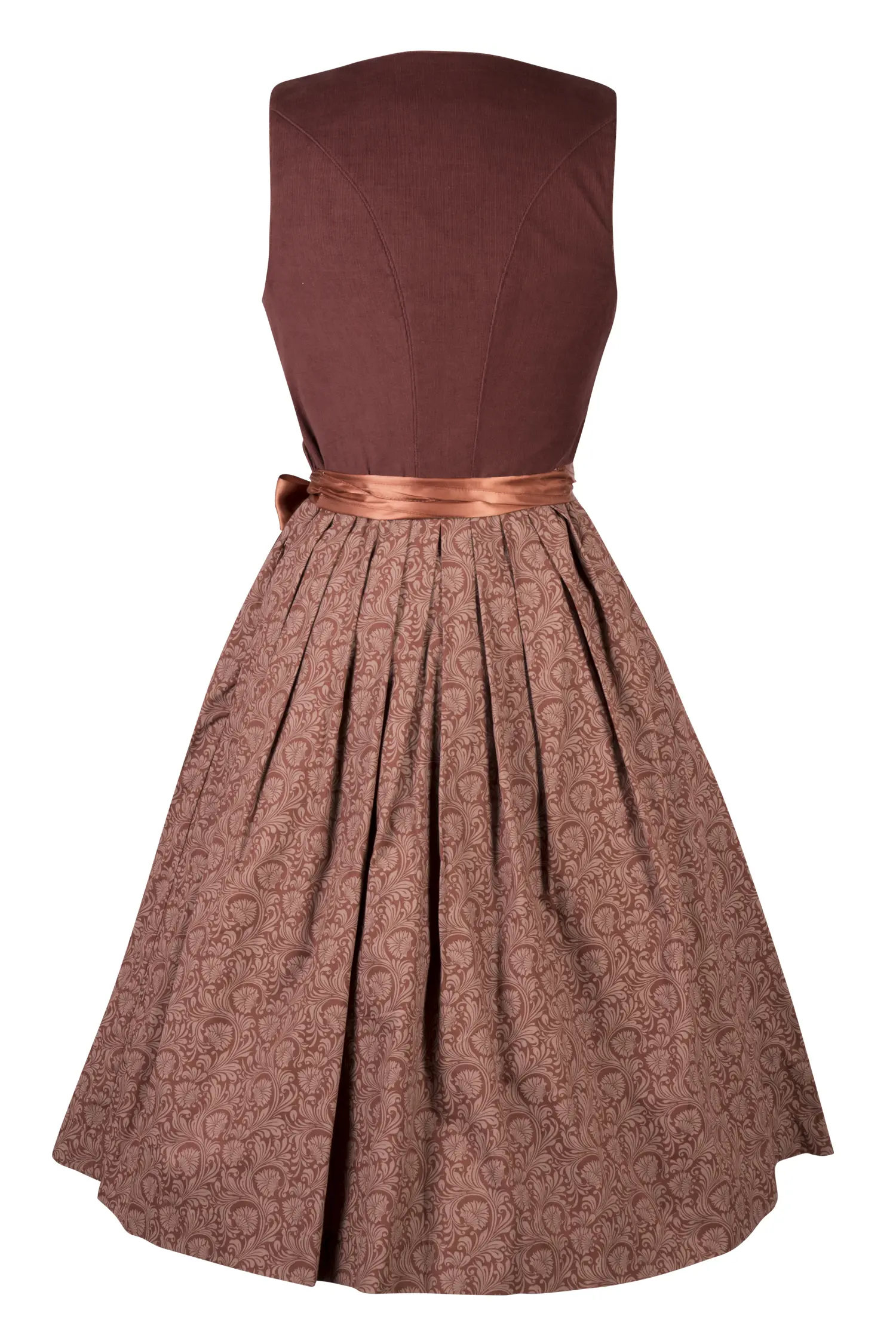 Dirndl Conny in Rot Rückansicht