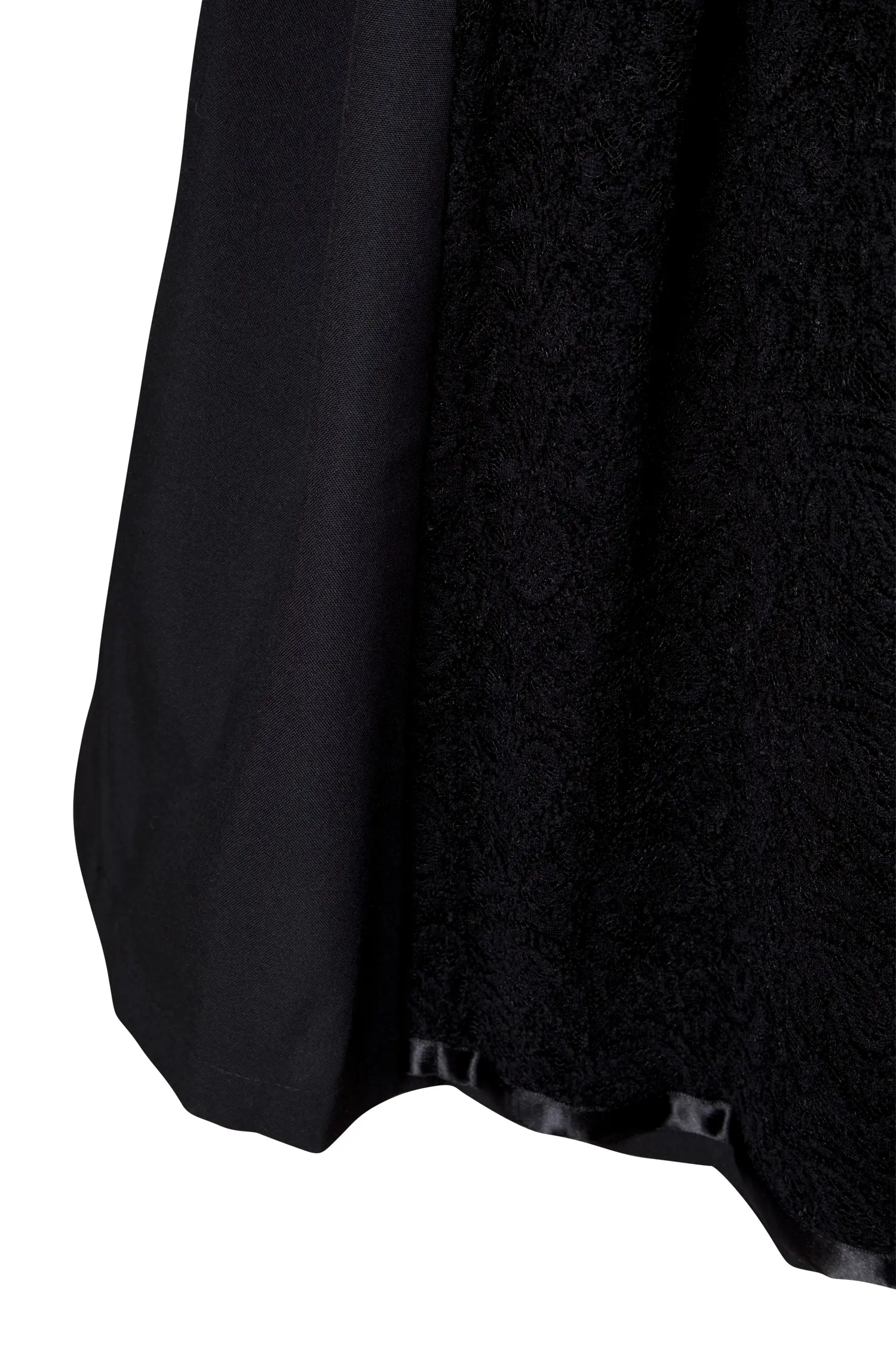 3097-1808-sw5-23-11-290018 Stretchdirndl in schwarz mit Netzschürze - Detail Rock