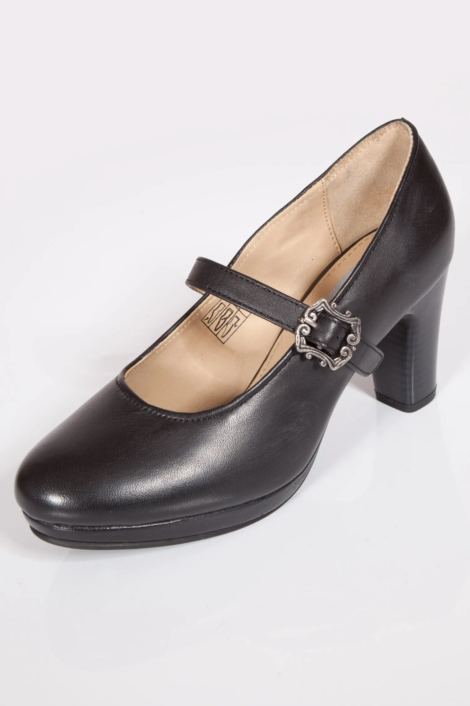 Damen Trachtenschuhe als Pumps in schwarz