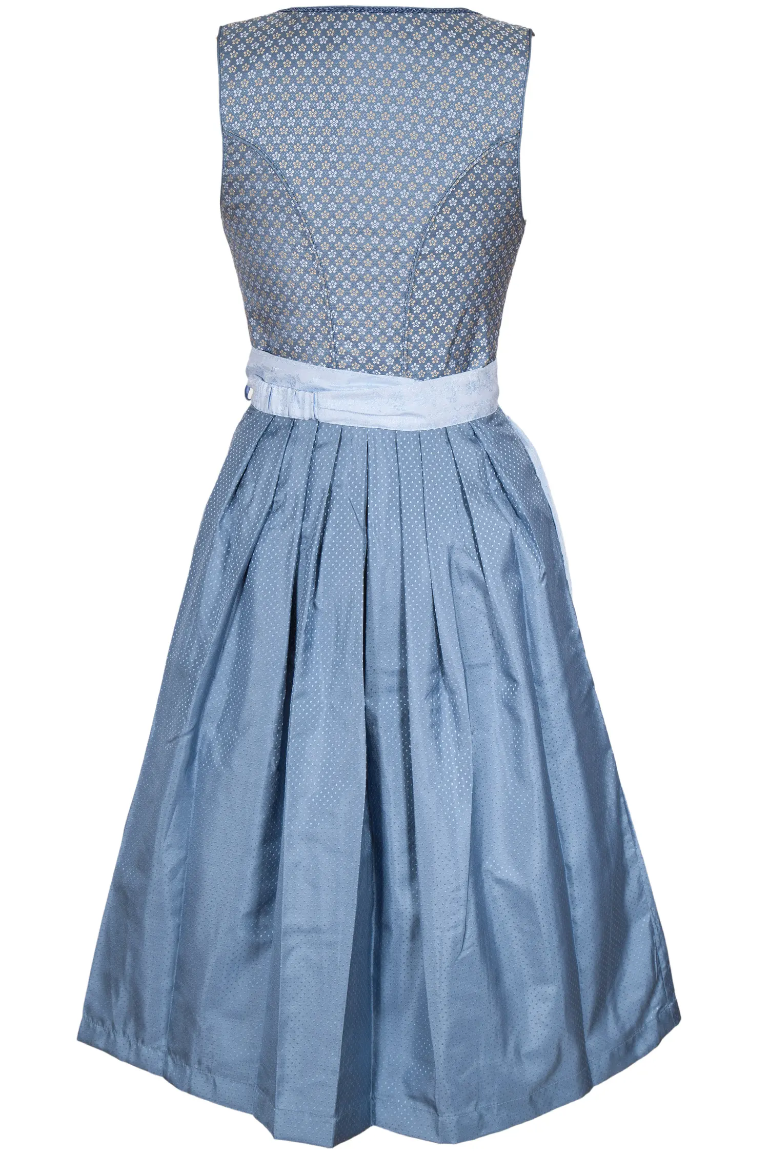 midi-dirndl-hellblau-3096-0053-bl6-20-08f-3500-c Midi Dirndl in hellblau mit Knöpfen und Blüten hinten
