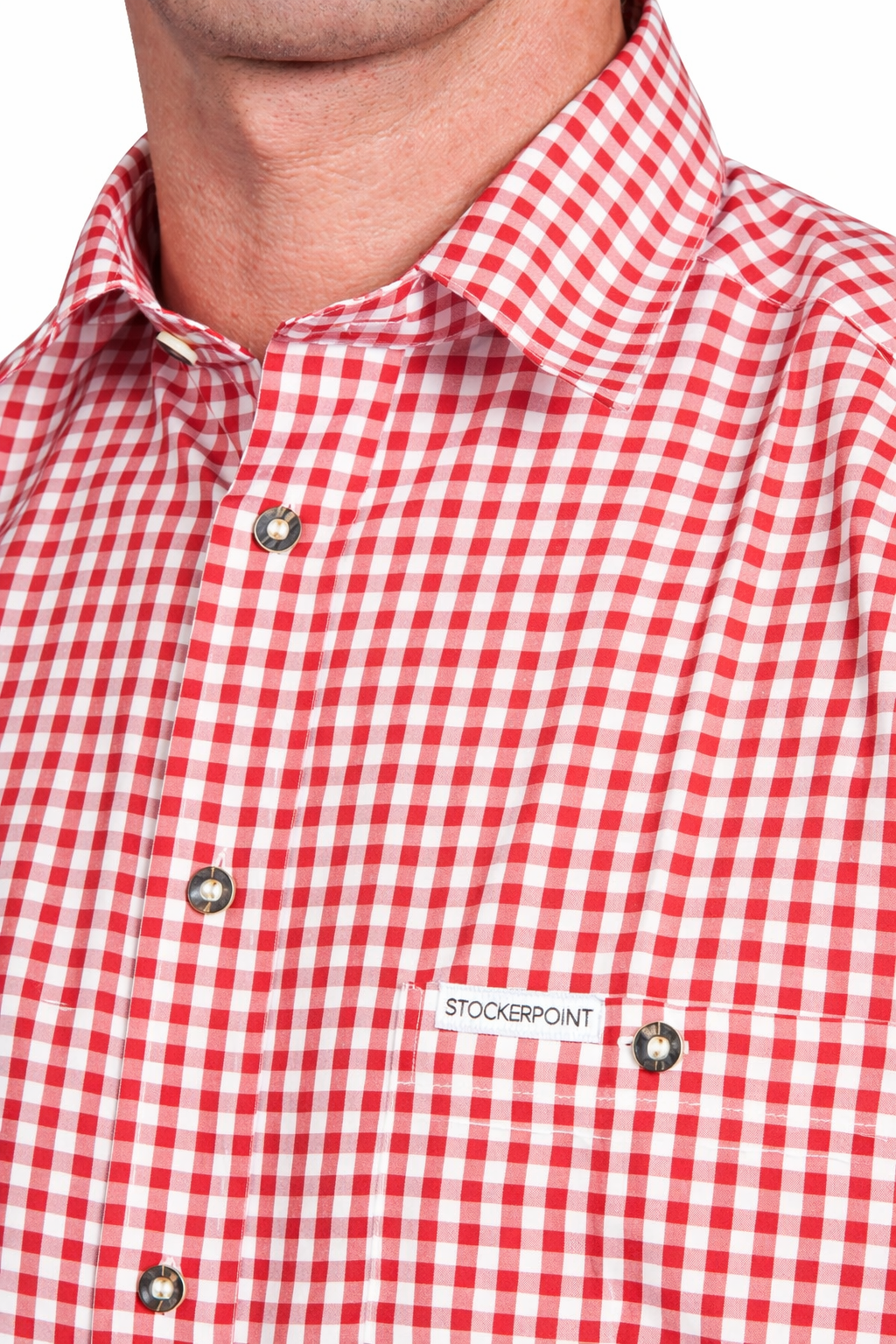 Rot Kariertes Campos Hemd von Stockerpoint