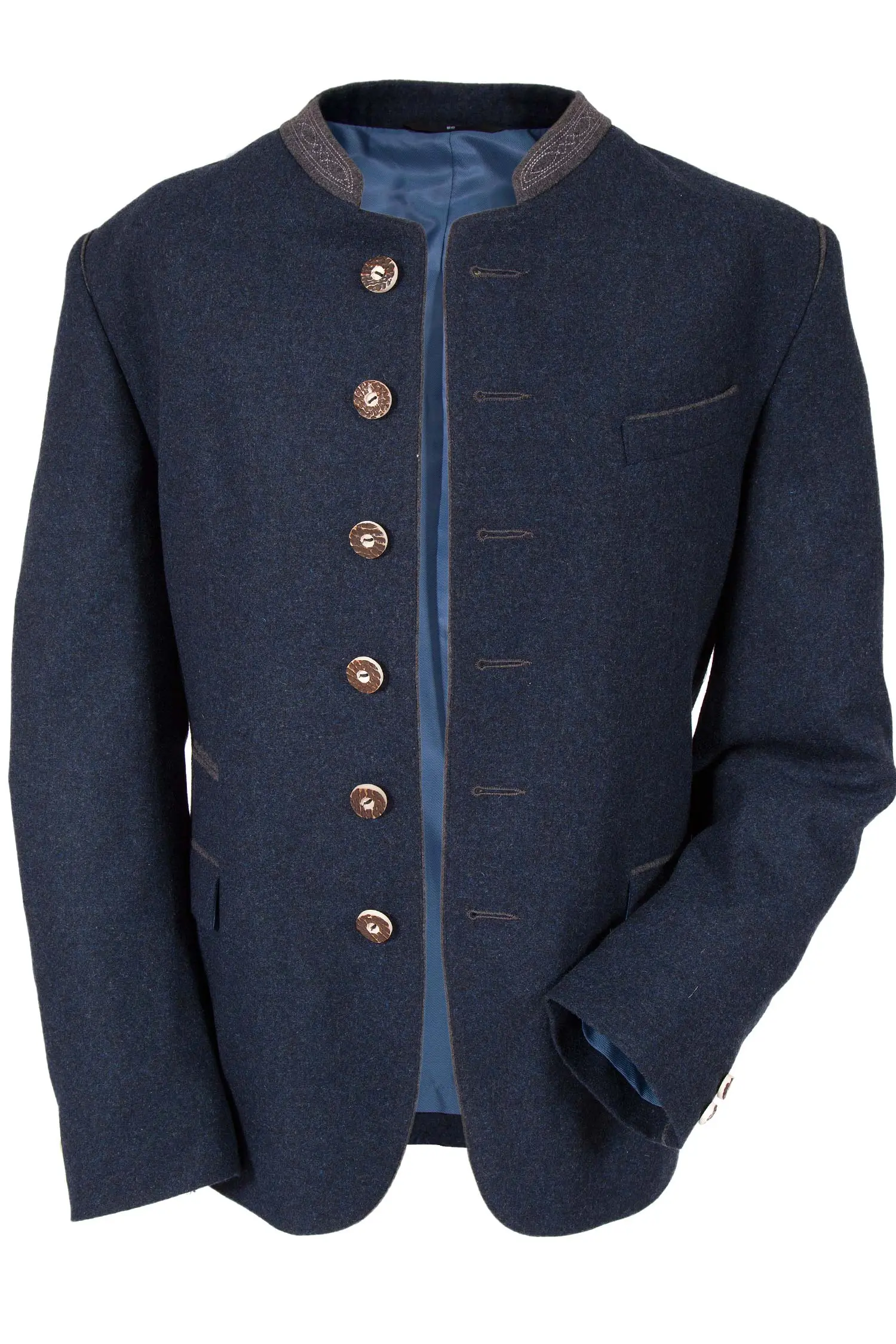 Herren Trachten Janker Titus in dunkelblau