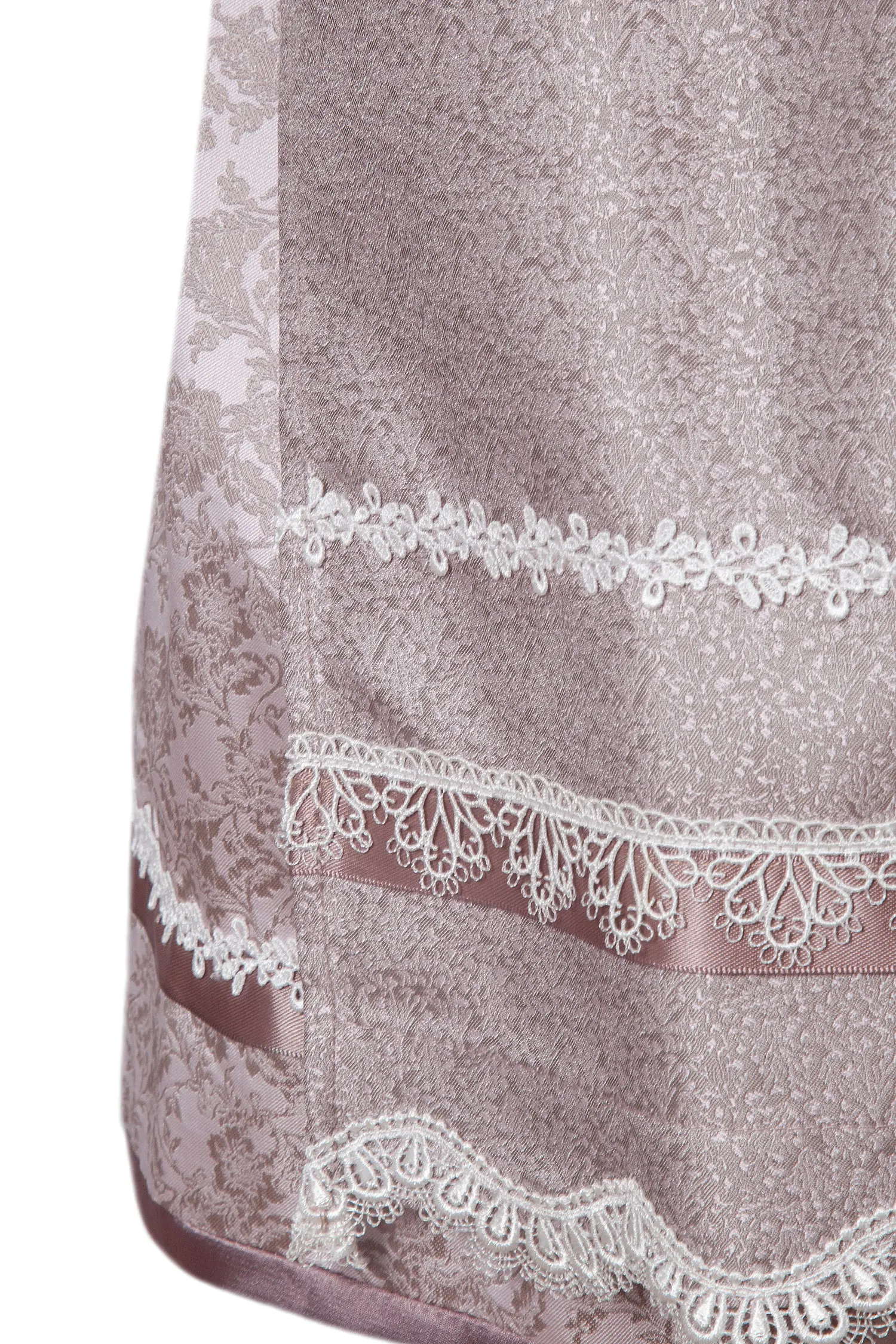 Mini Dirndl in taupe mit Reißverschluss_Detail2