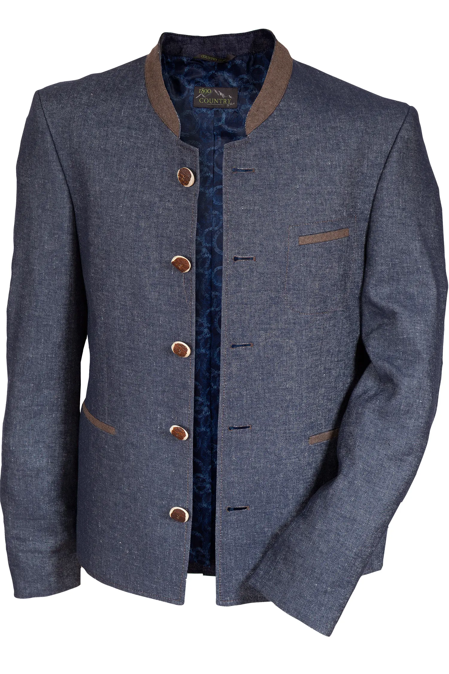 Trachten Janker Gerlos aus Leinen in jeans Trachten 