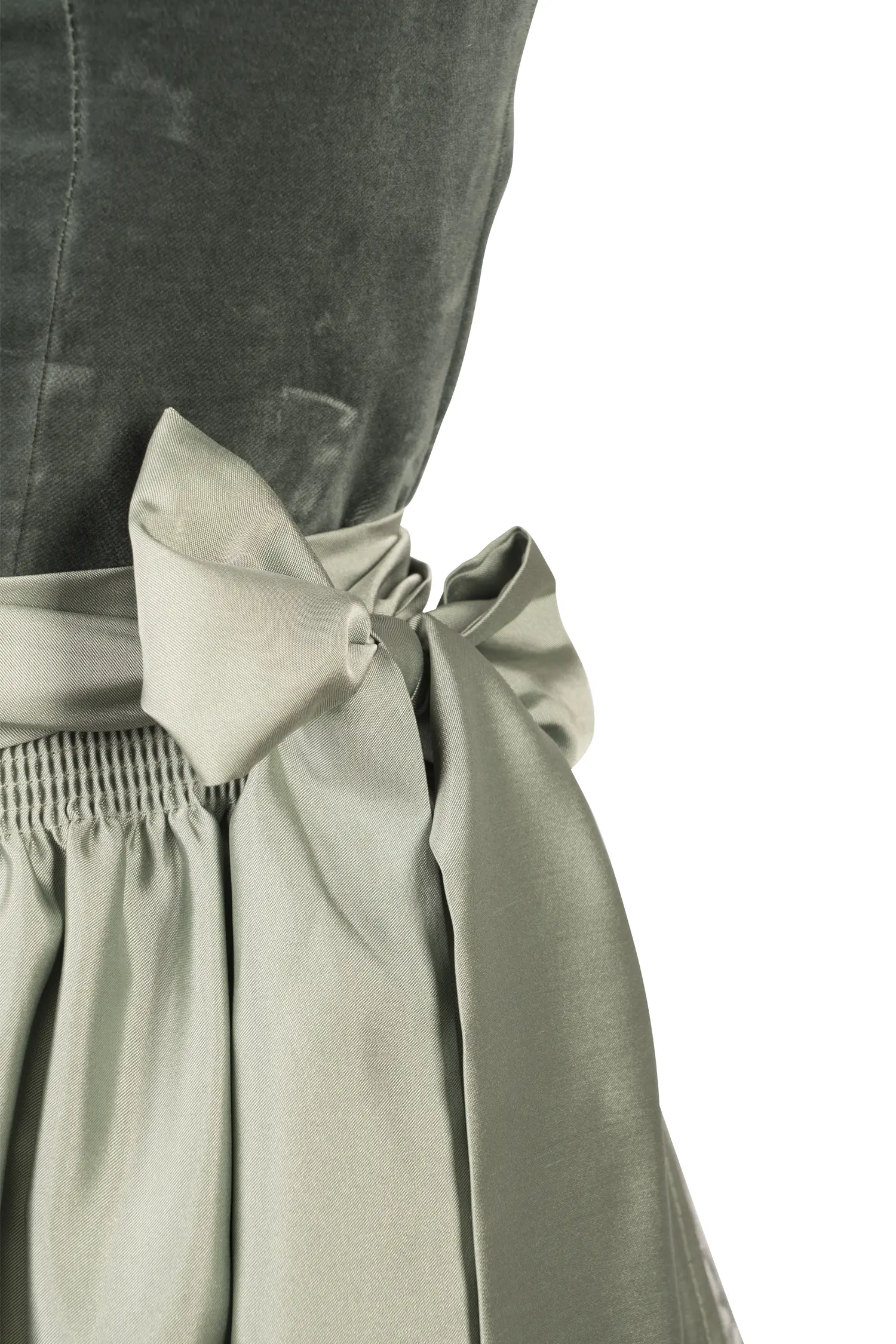 Dirndl Lauri in Grün Detail Mieder