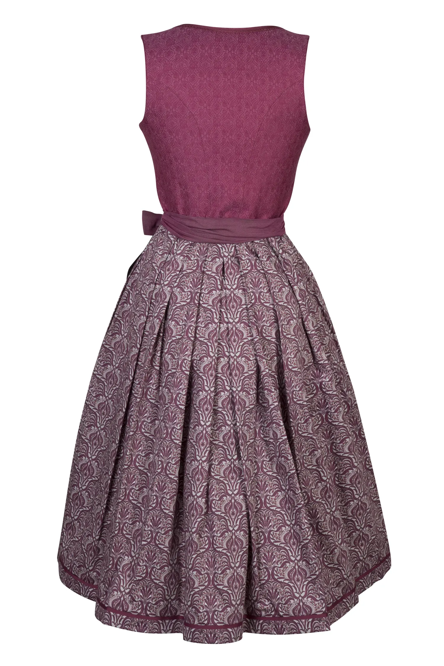 Sissi ey! Dirndl in trendigem Magenta - Rückansicht