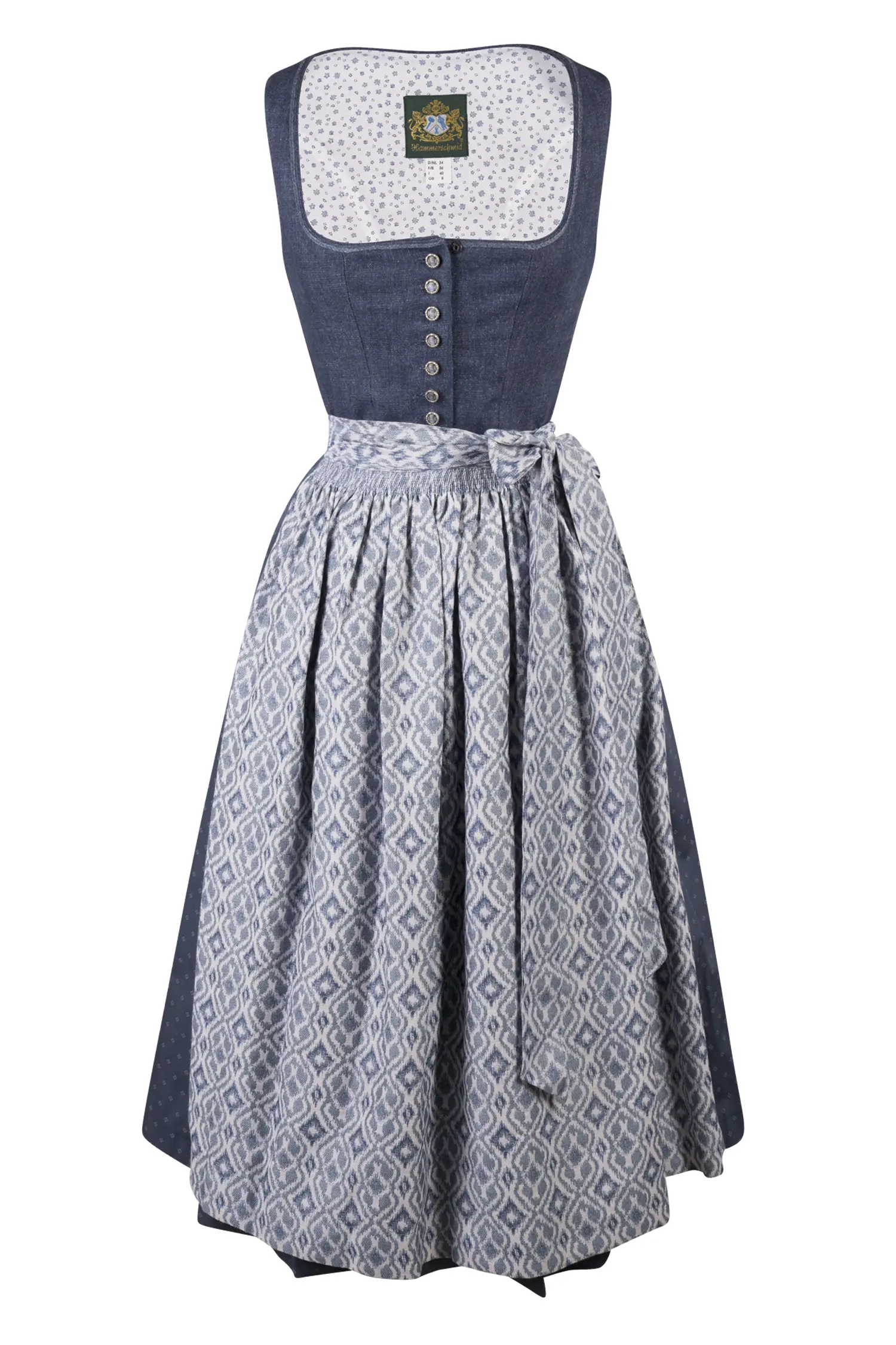 Dirndl Pillersee in Dunkelblau